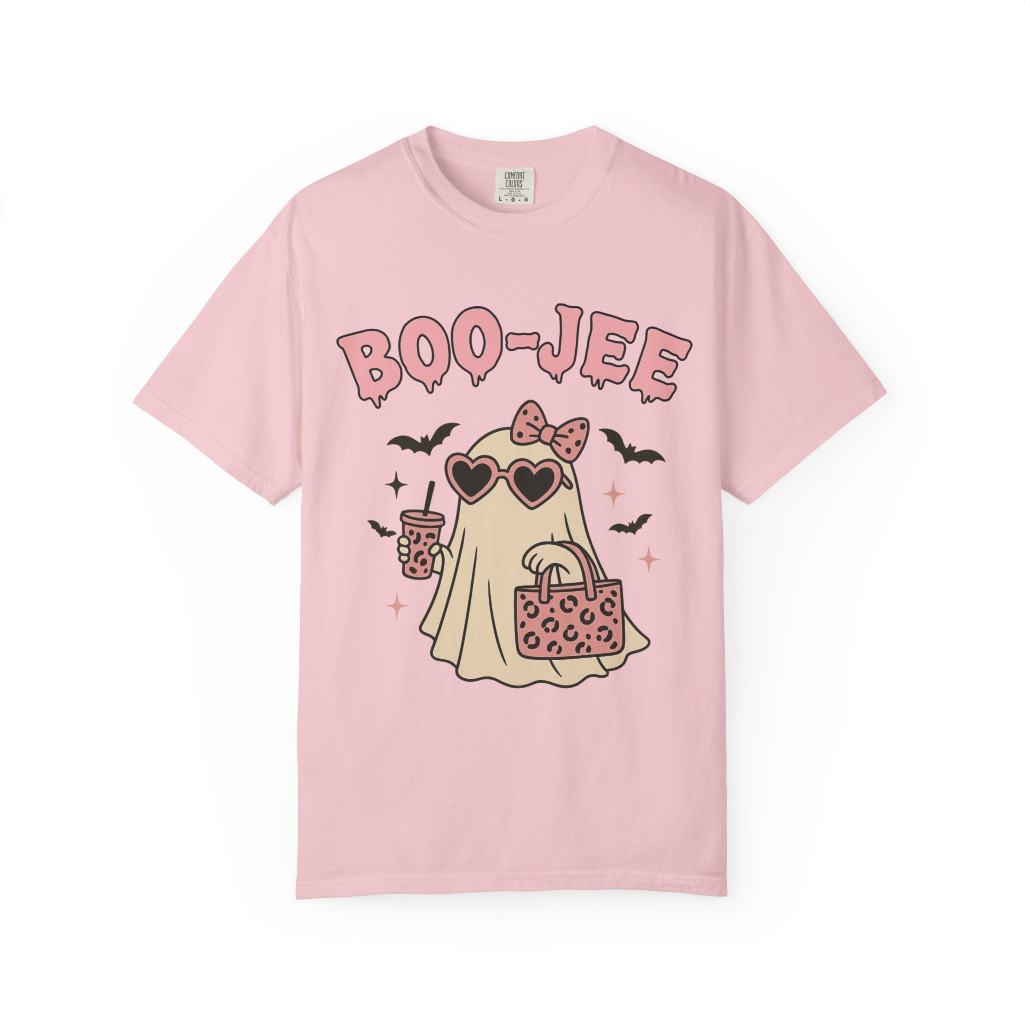 Boo-Jee Ghostly Unisex T-shirt, Halloween Apparel, Cute Ghost Tee, Trendy Halloween Shirt, Casual Fall Outfit