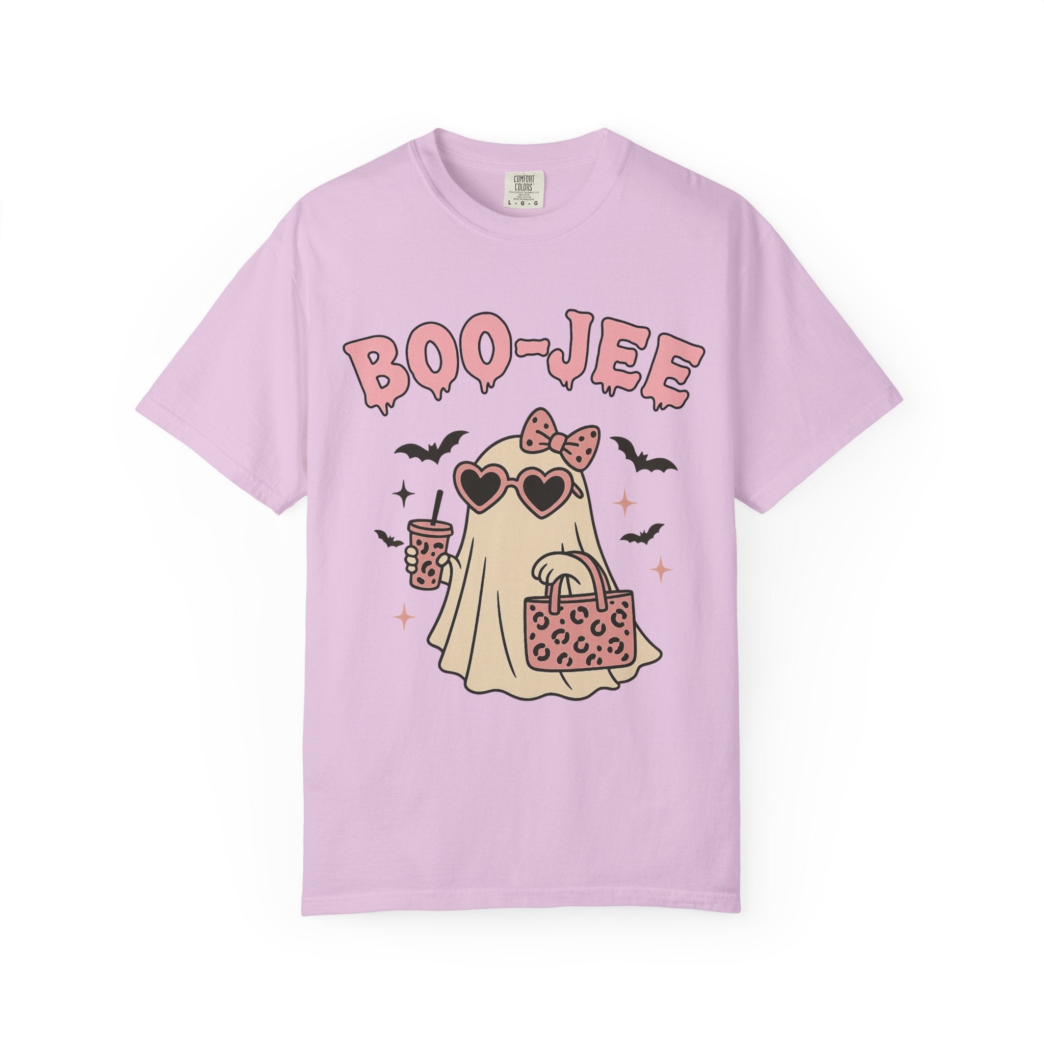 Boo-Jee Ghostly Unisex T-shirt, Halloween Apparel, Cute Ghost Tee, Trendy Halloween Shirt, Casual Fall Outfit