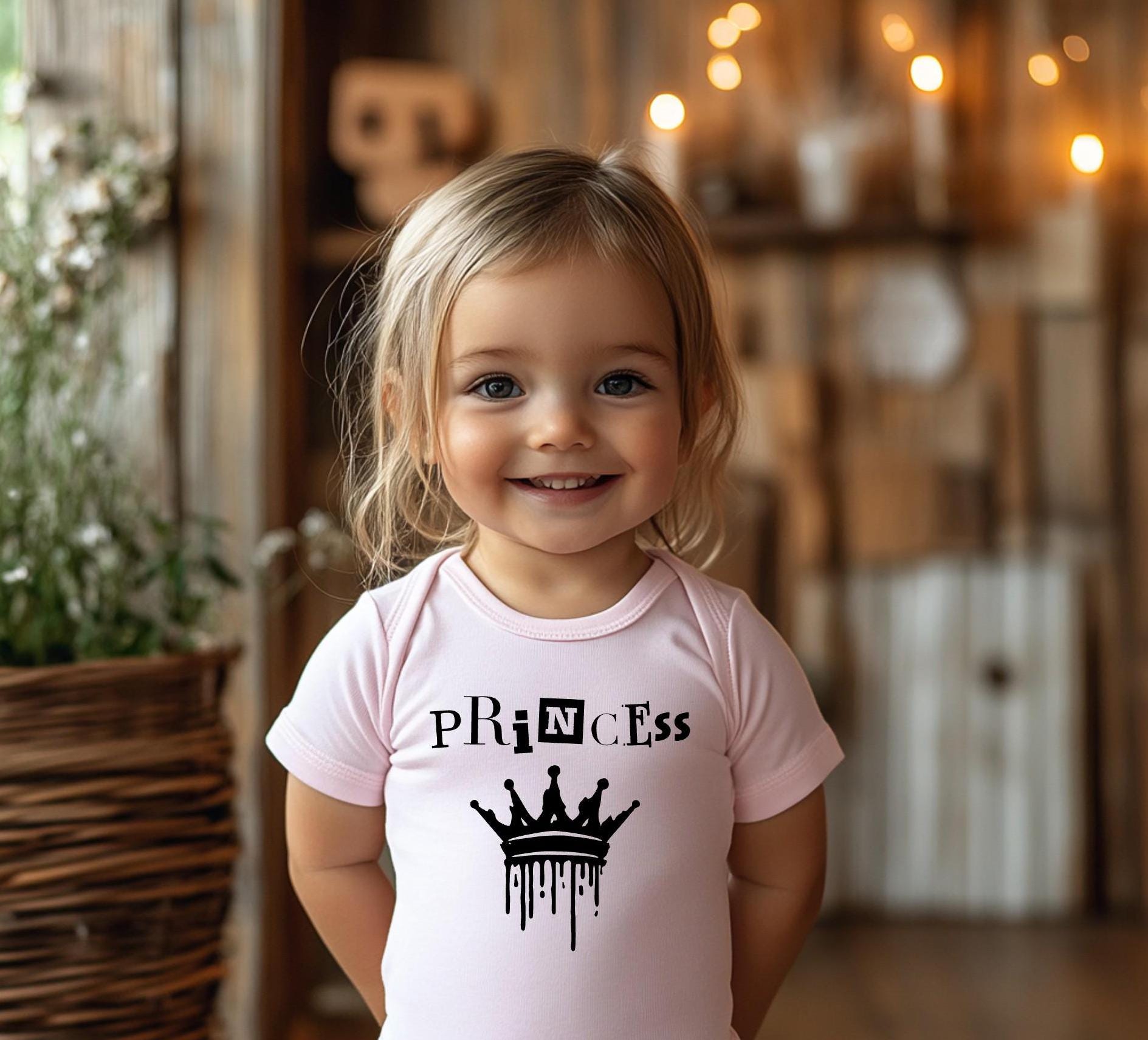 Punk Princess Pink Baby Bodysuit