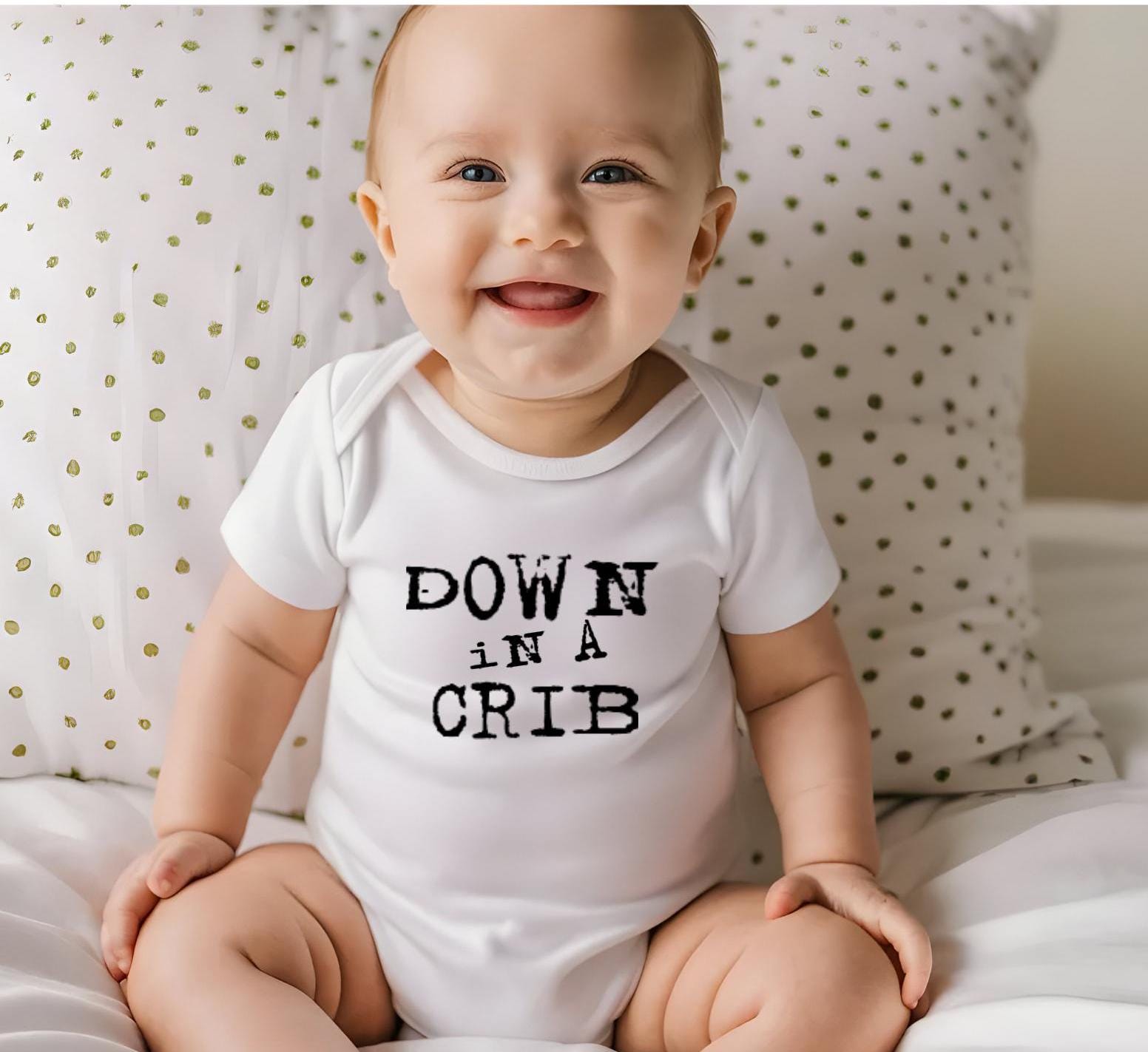 Down In A Crib Baby Bodysuit