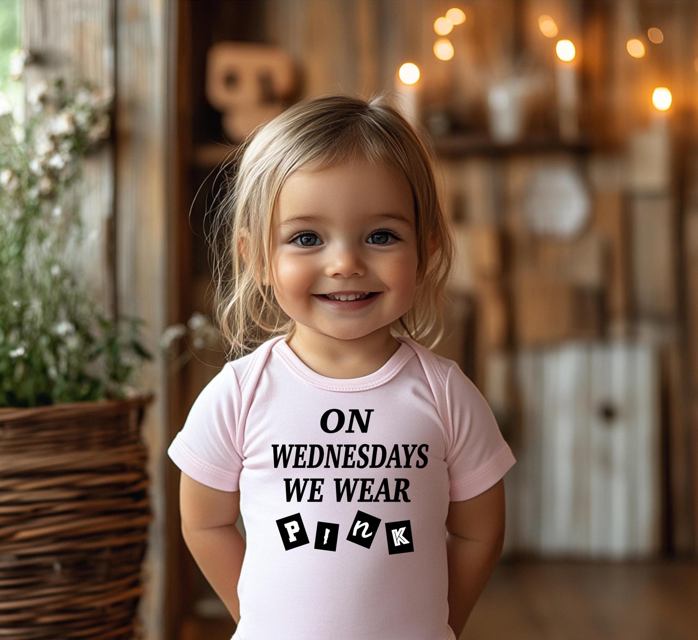 On Wednesdays We Wear Pink Baby Bodysuit