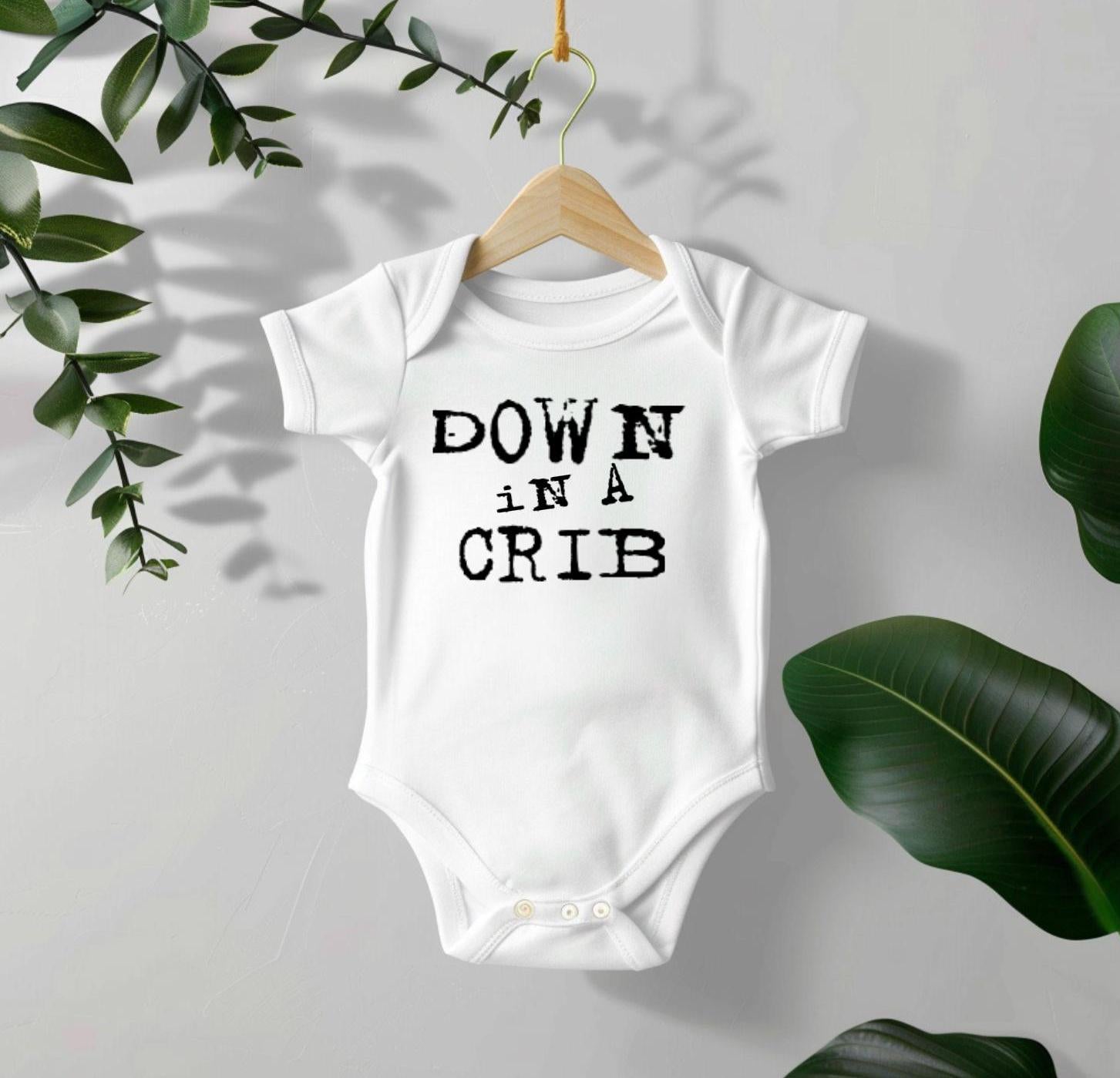 Down In A Crib Baby Bodysuit
