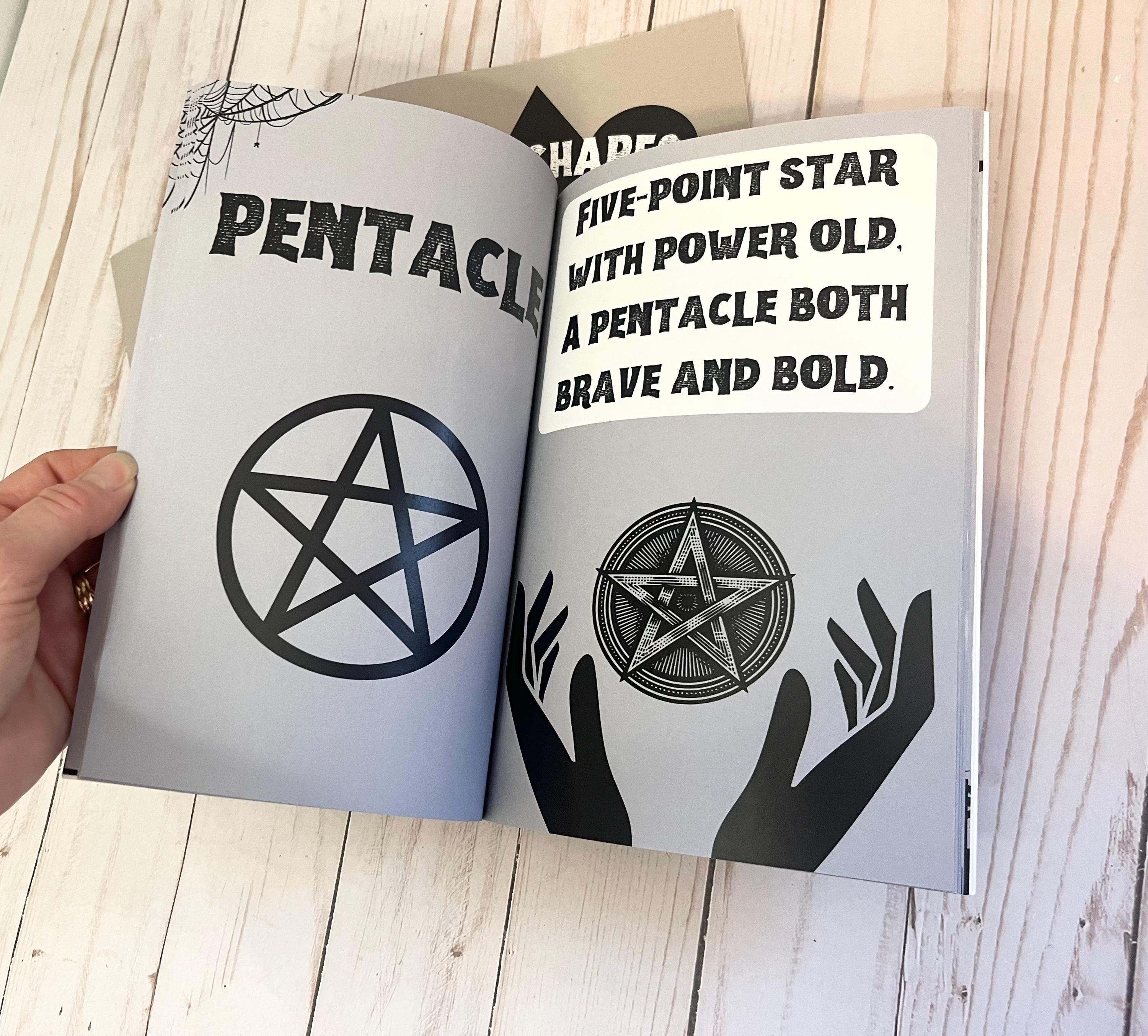 First Shape Books For Alternative Moms, Early Learning With Gothic Charm, First Shapes Book for Gothic Emo Moms,Occult Children’s Book