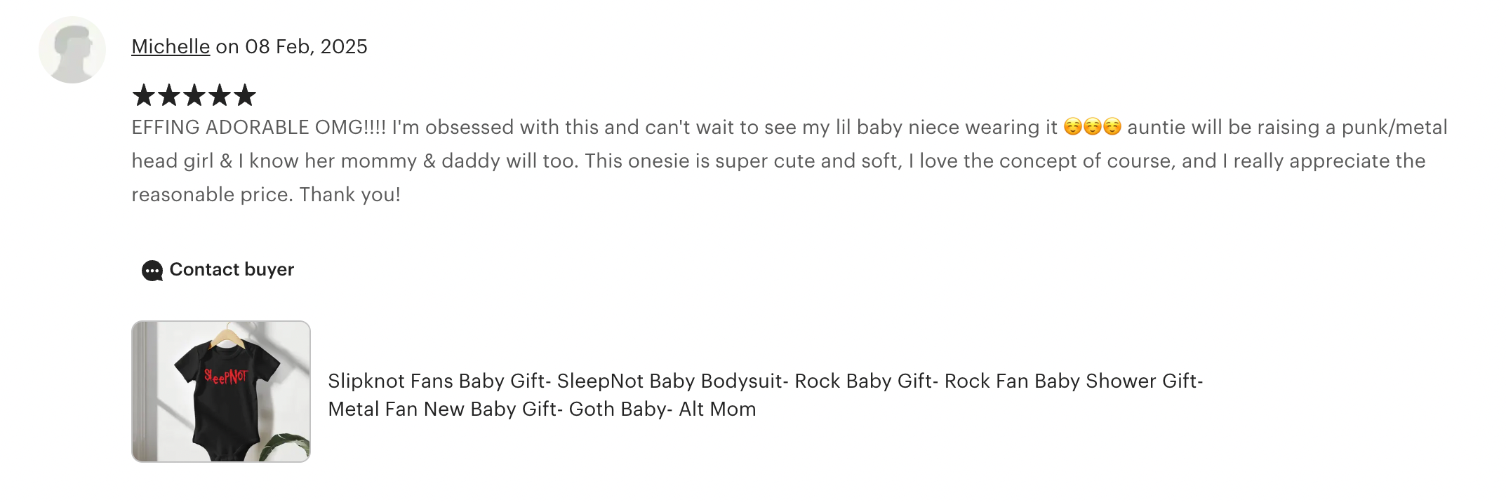 Sleepnot Baby Bodysuit