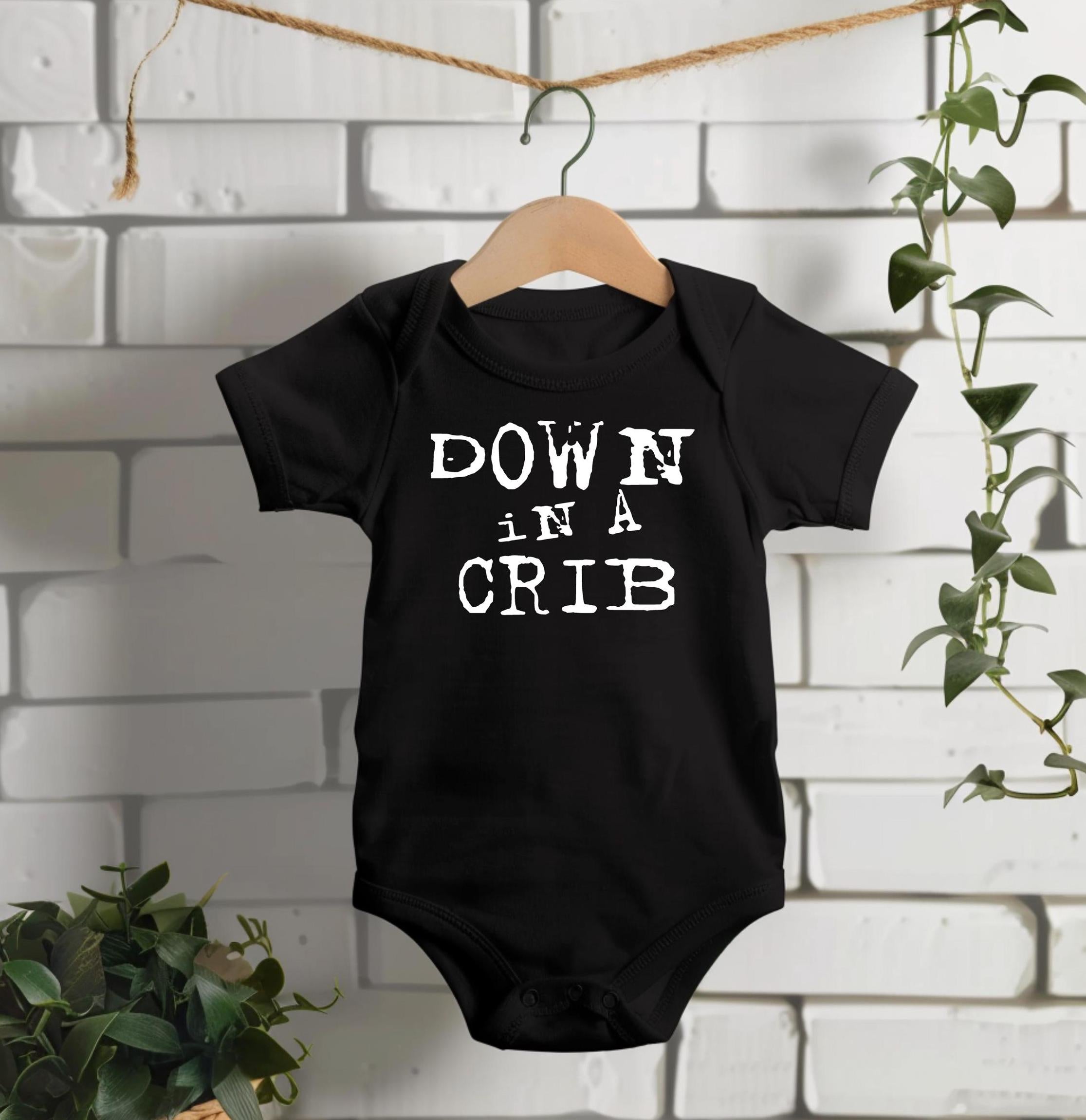 Down In A Crib Baby Bodysuit