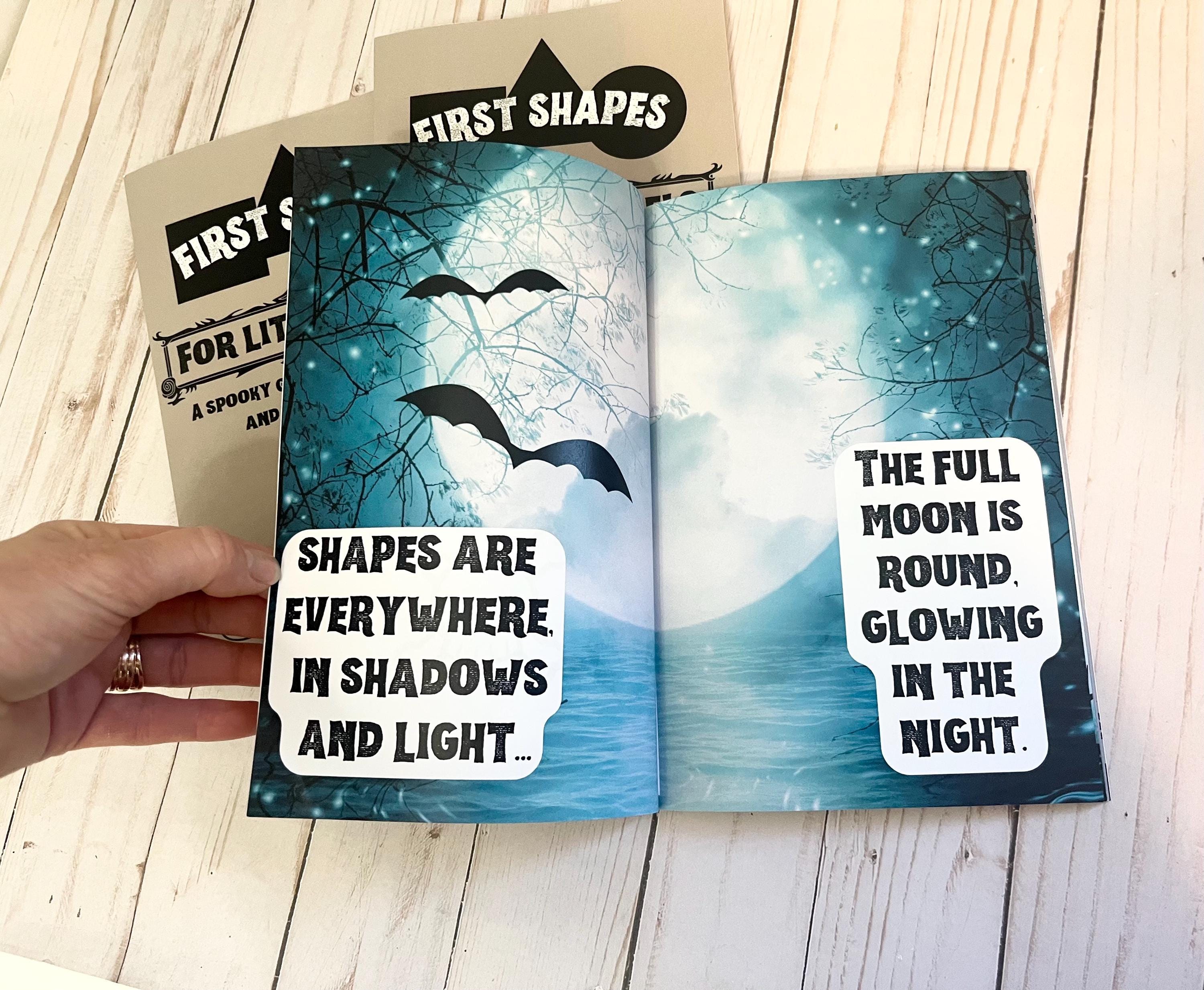 First Shape Books For Alternative Moms, Early Learning With Gothic Charm, First Shapes Book for Gothic Emo Moms,Occult Children’s Book