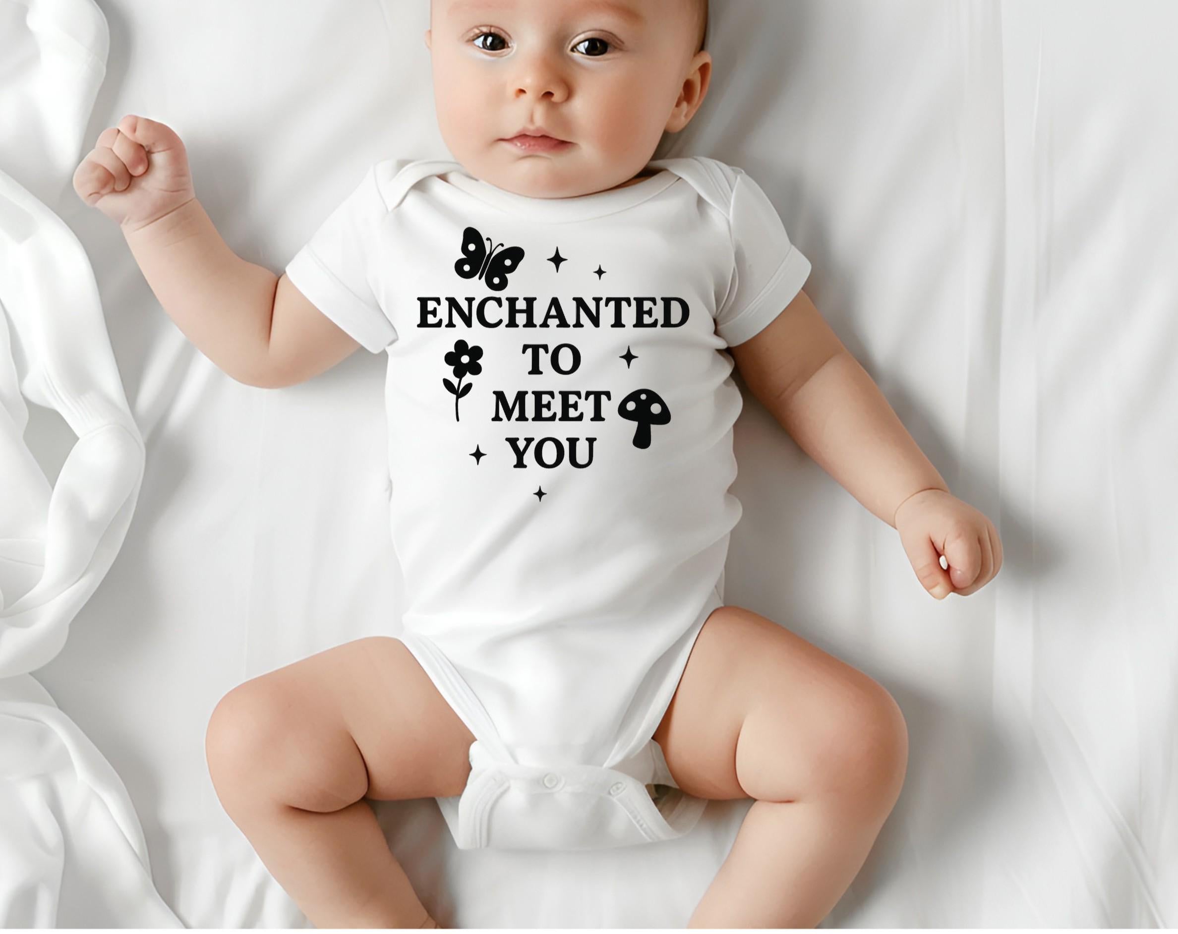 Enchanted To Meet You Baby Bodysuit