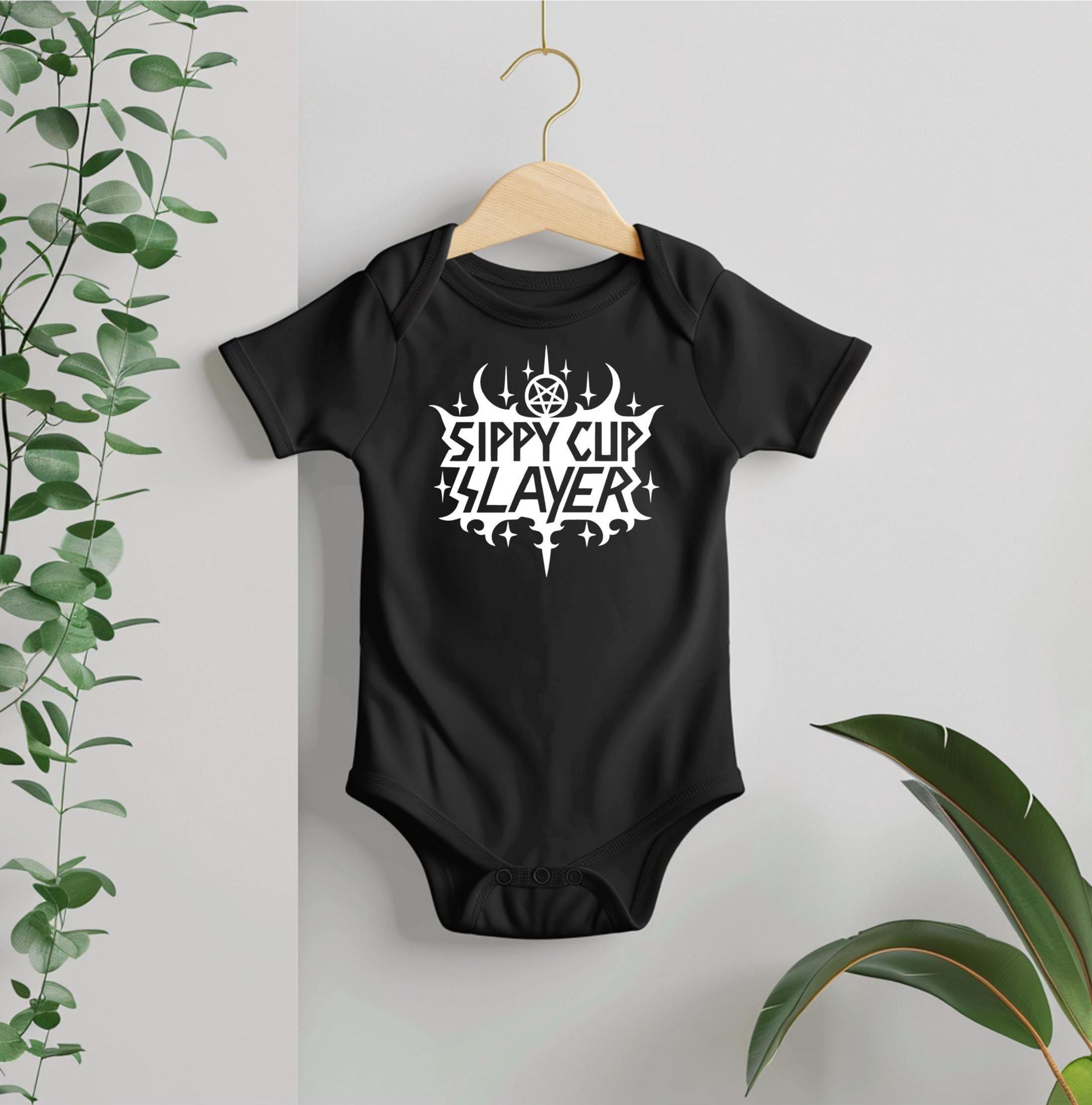 Sippy Cup Slayer Baby Bodysuit