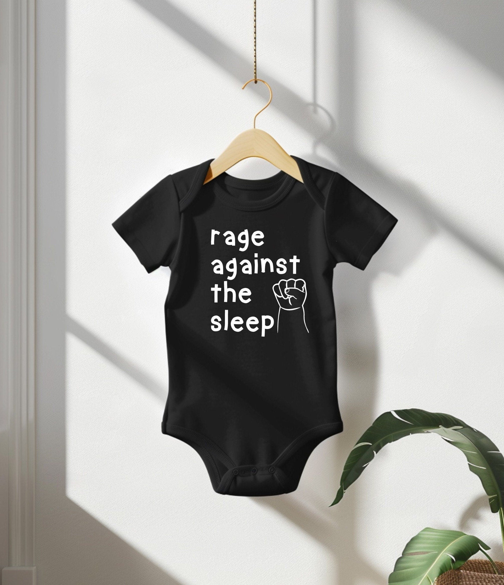 Rage Against The Sleep Baby Bodysuit