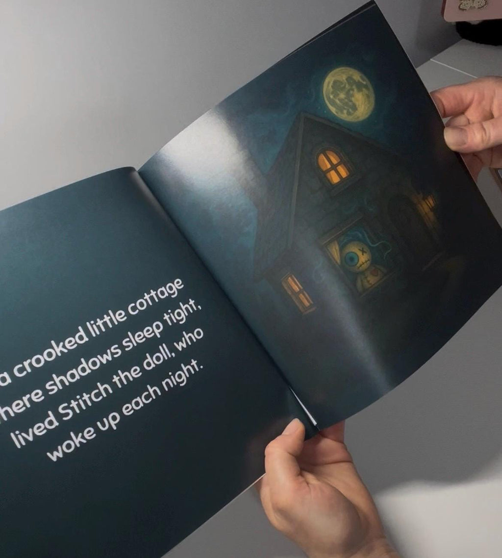 Stitch And The Shadowy Hall- A Book For Kids Who Are Afraid Of The Dark- Written By The Métis Witch- For Kids Who Fear Nighttime