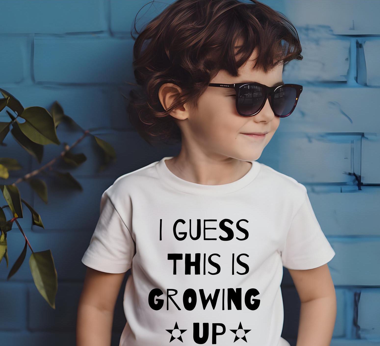 I Guess This Is Growing Up Toddler T-shirt