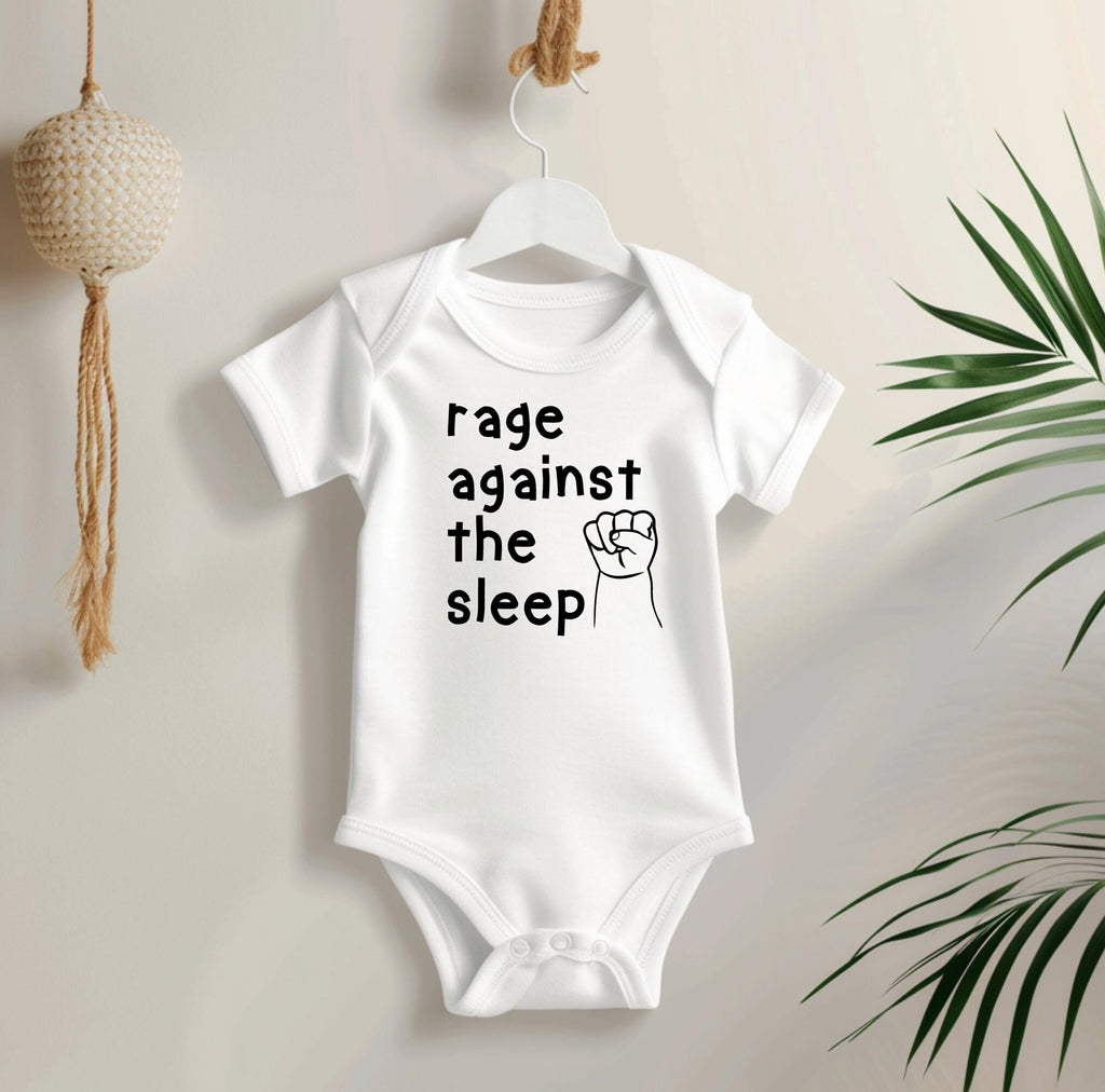 Rage Against The Sleep Baby Bodysuit