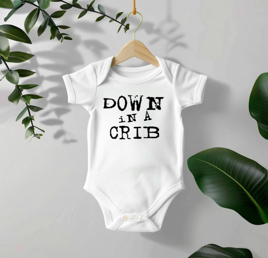 Down In A Crib Baby Bodysuit