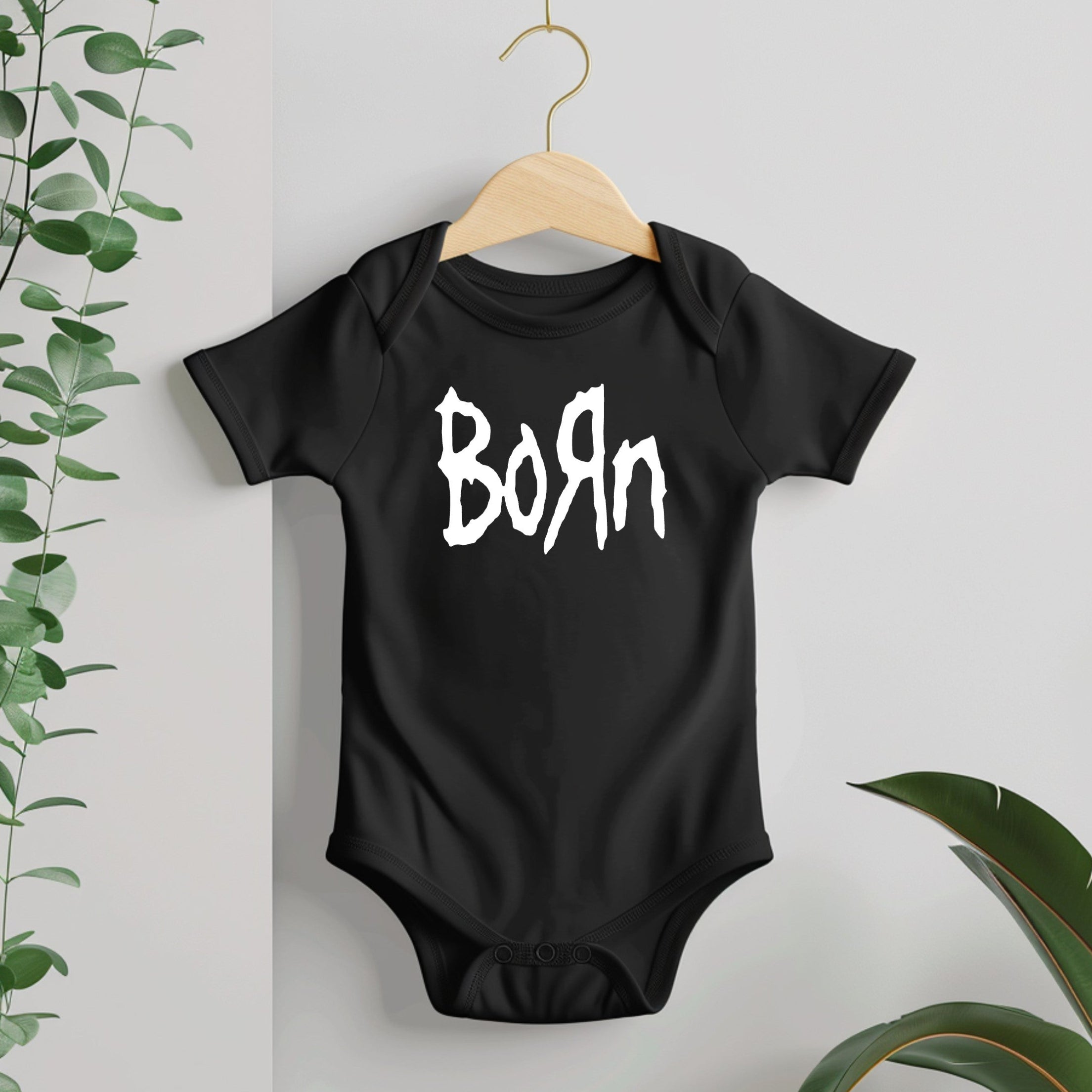 Metal Inspired Born Infant Bodysuit, Baby Shower Gift, Korn Fans Gift  *For U.S Residents Ordering
