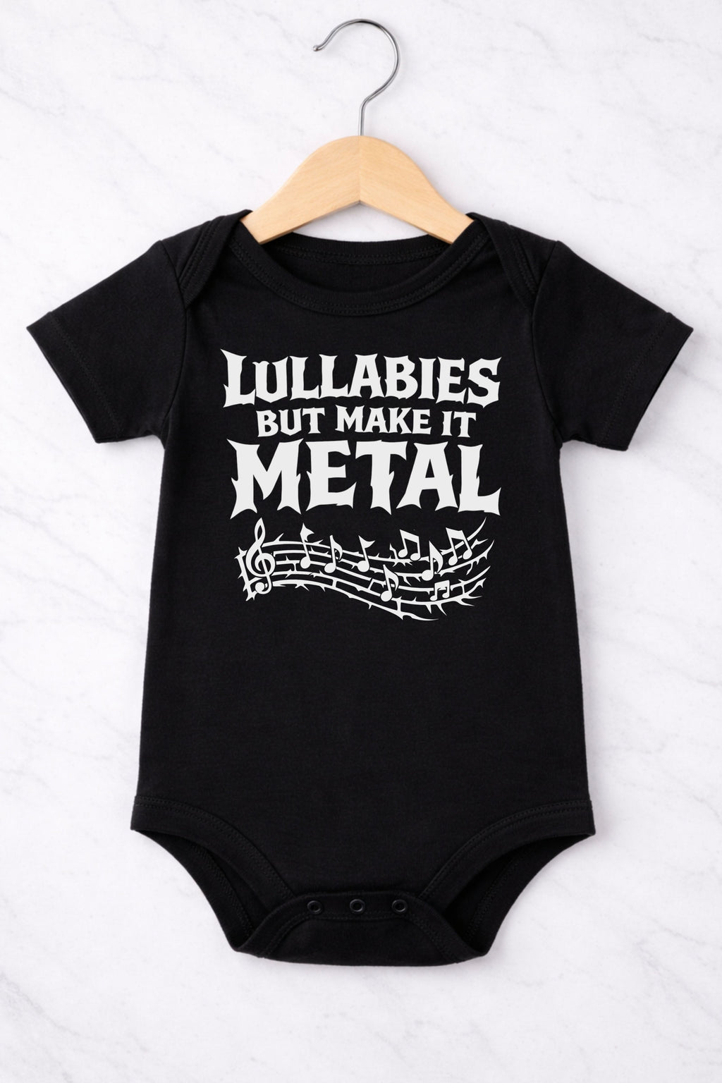 Lullabies But Make it Metal Baby Bodysuit