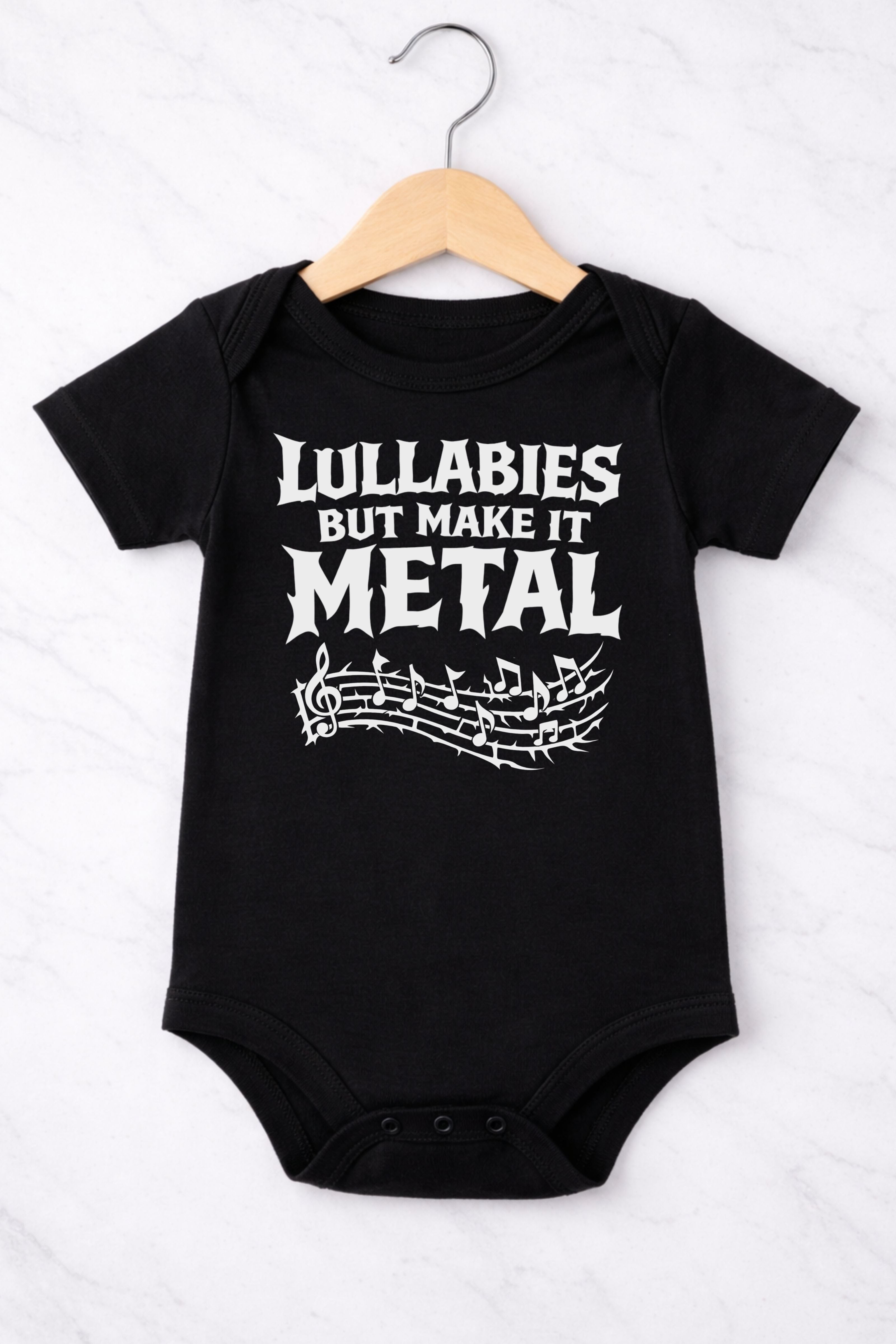 Lullabies But Make it Metal Baby Bodysuit