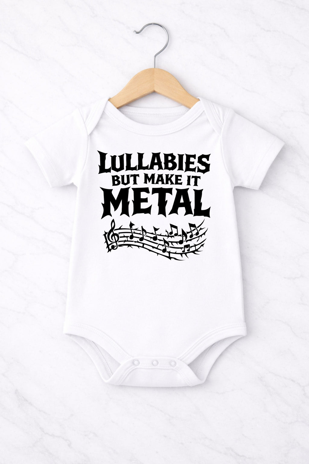 Lullabies But Make it Metal Baby Bodysuit