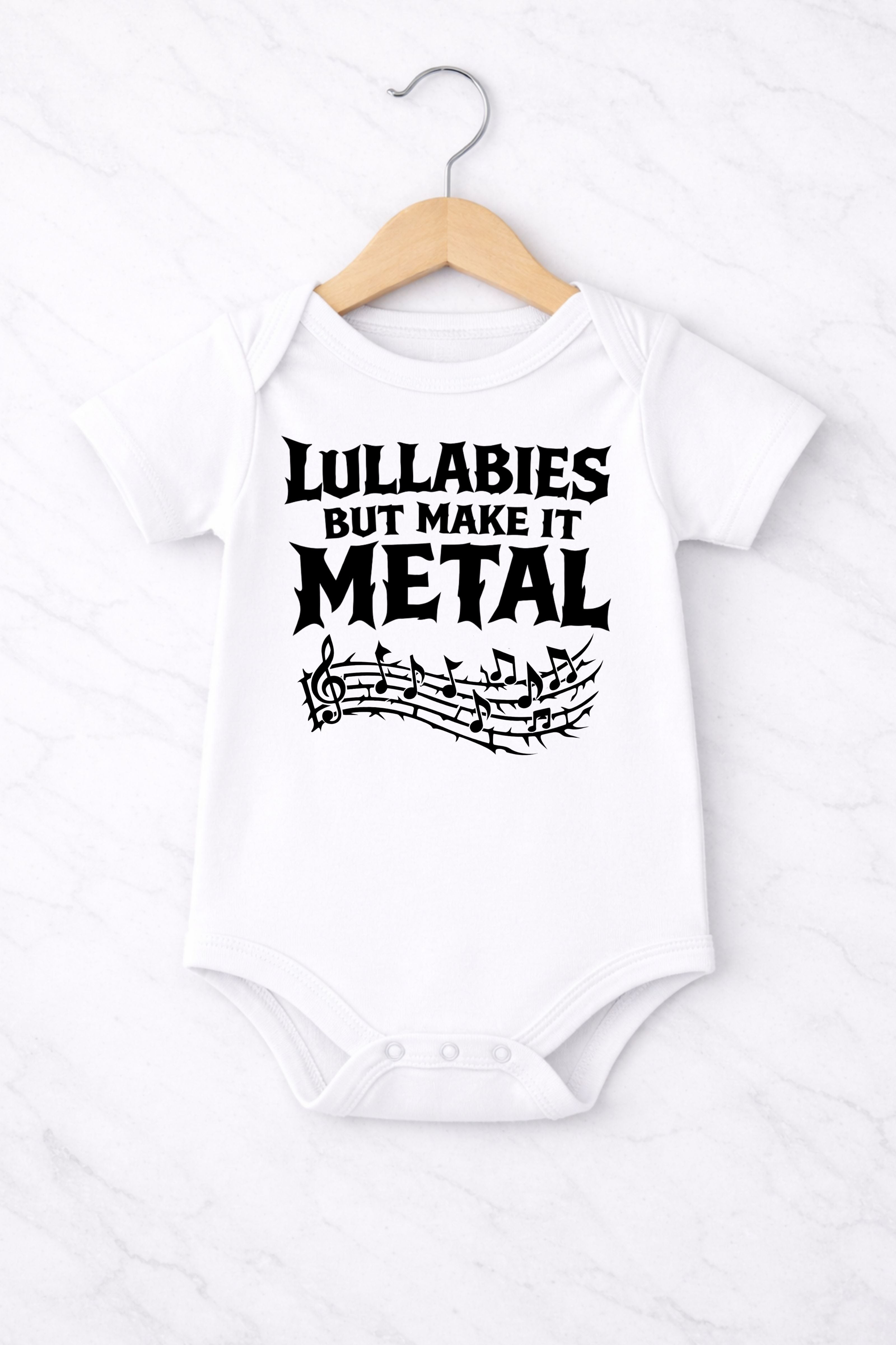 Lullabies But Make it Metal Baby Bodysuit