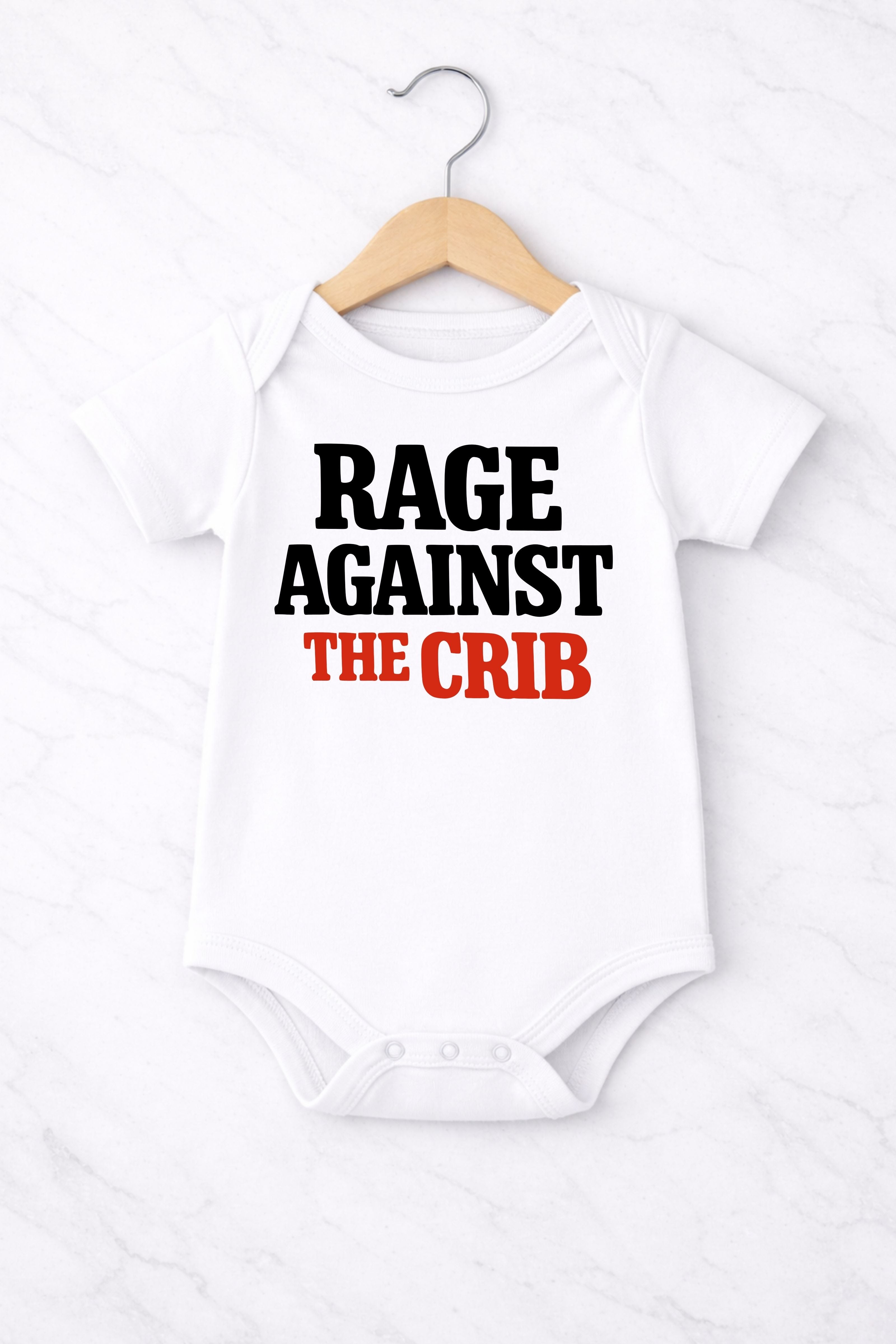 Rage Against the Crib Baby Bodysuit