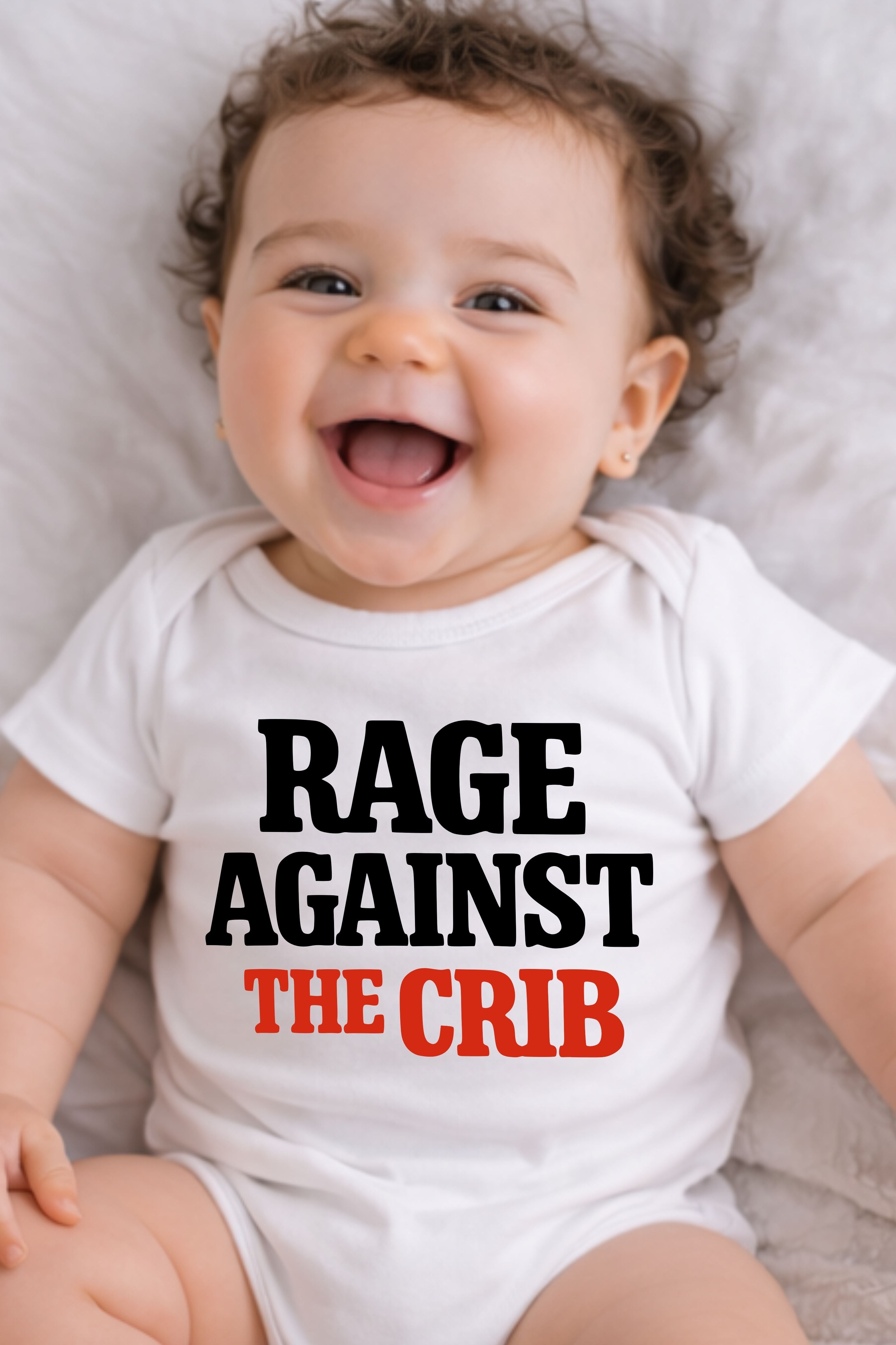 Rage Against the Crib Baby Bodysuit