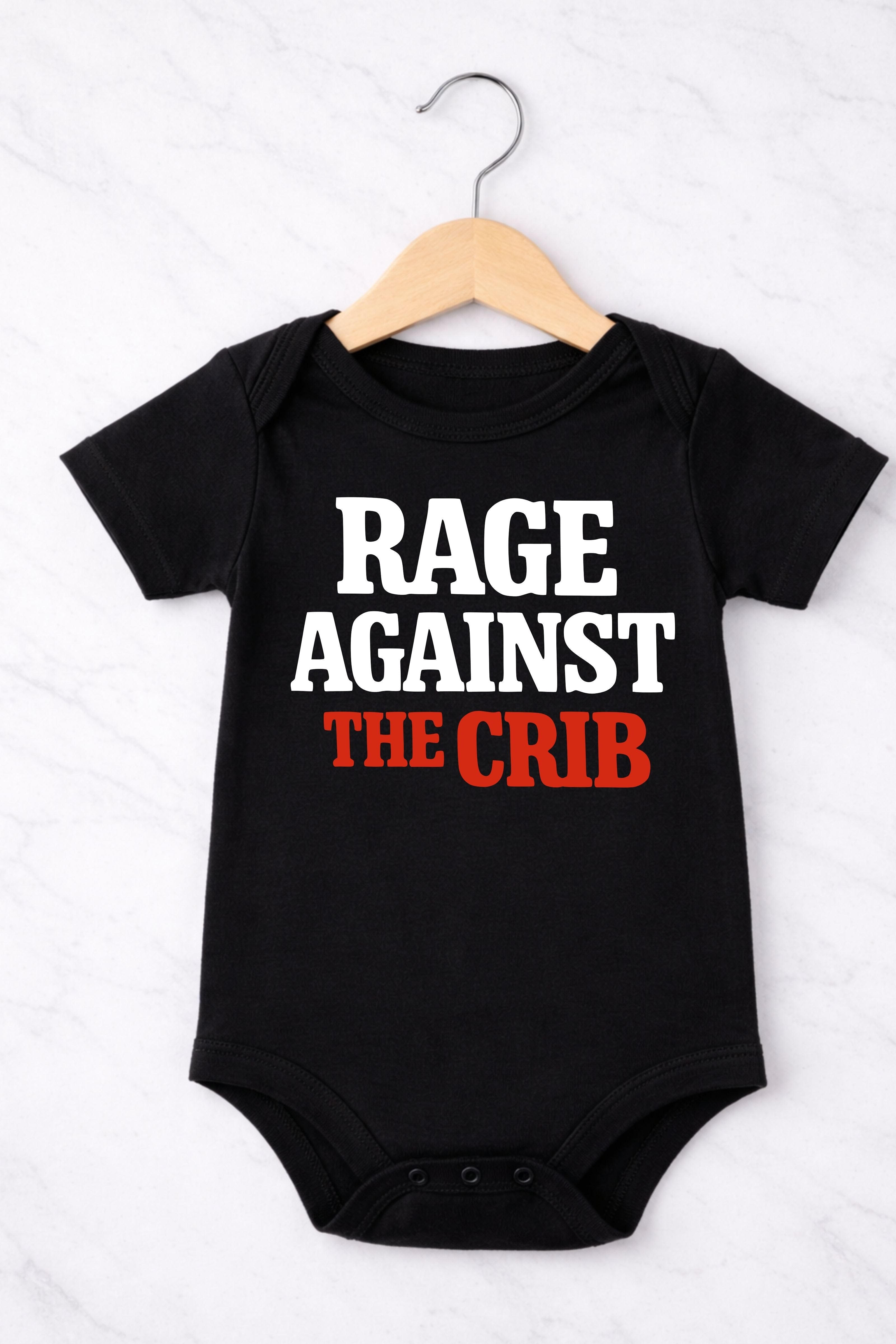 Rage Against the Crib Baby Bodysuit
