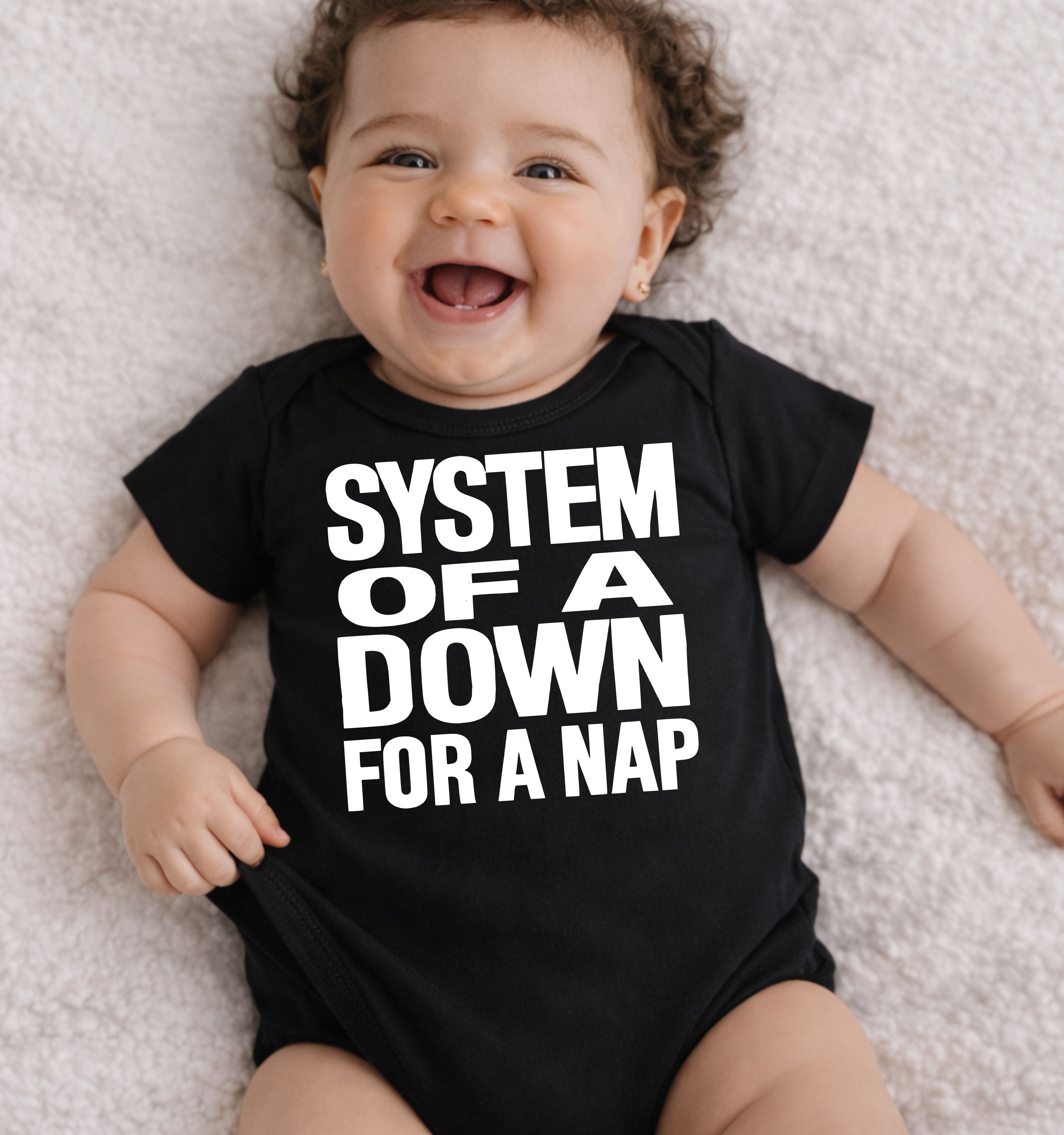 System of a Down For A Nap Baby Bodysuit