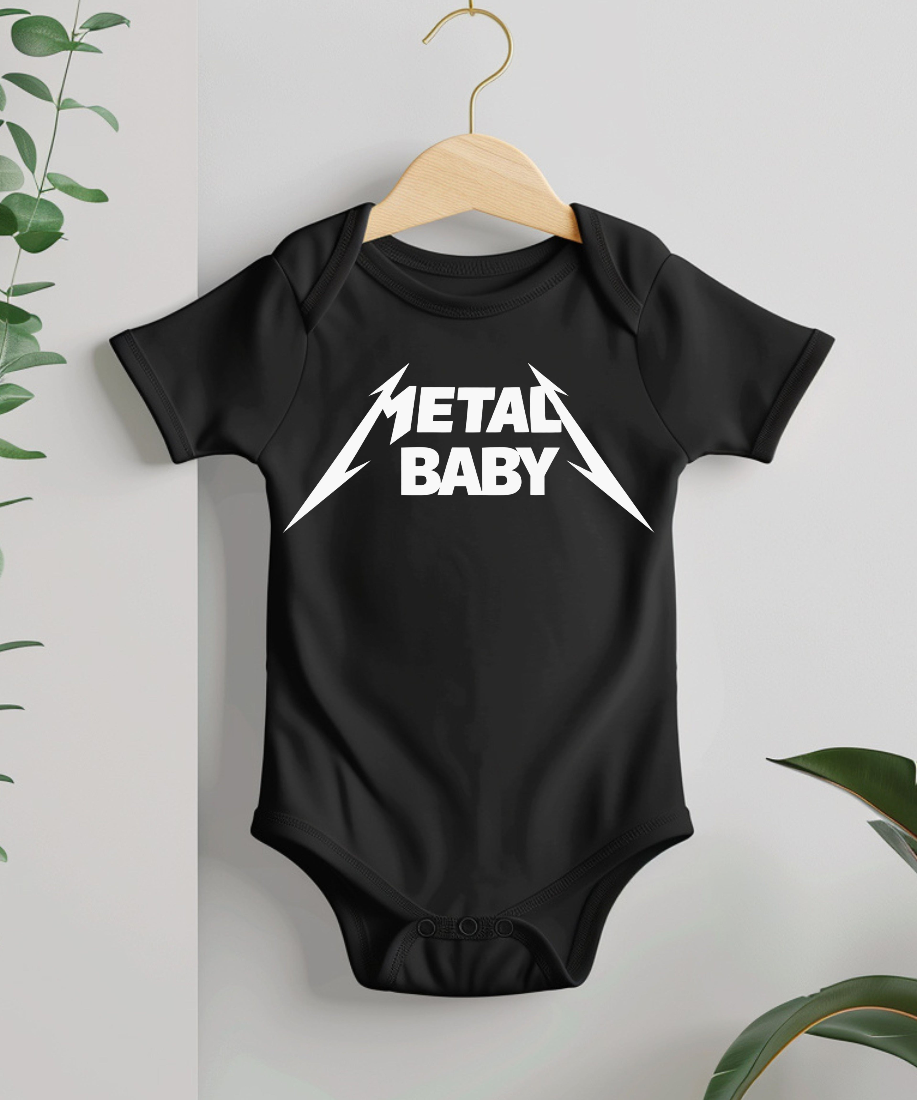 Metal Baby- Baby Bodysuit