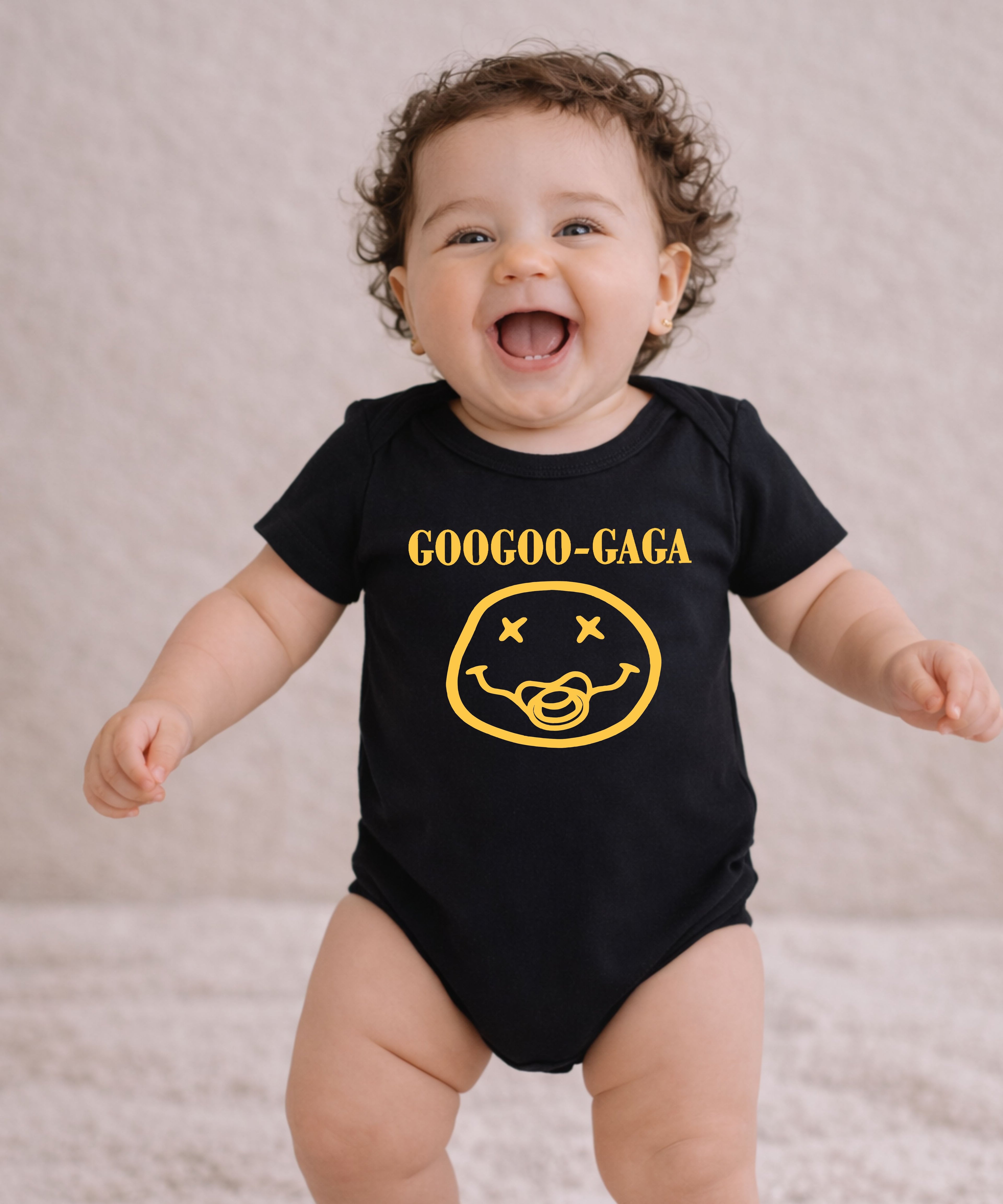GooGoo Gaga Smiley Baby Bodysuit