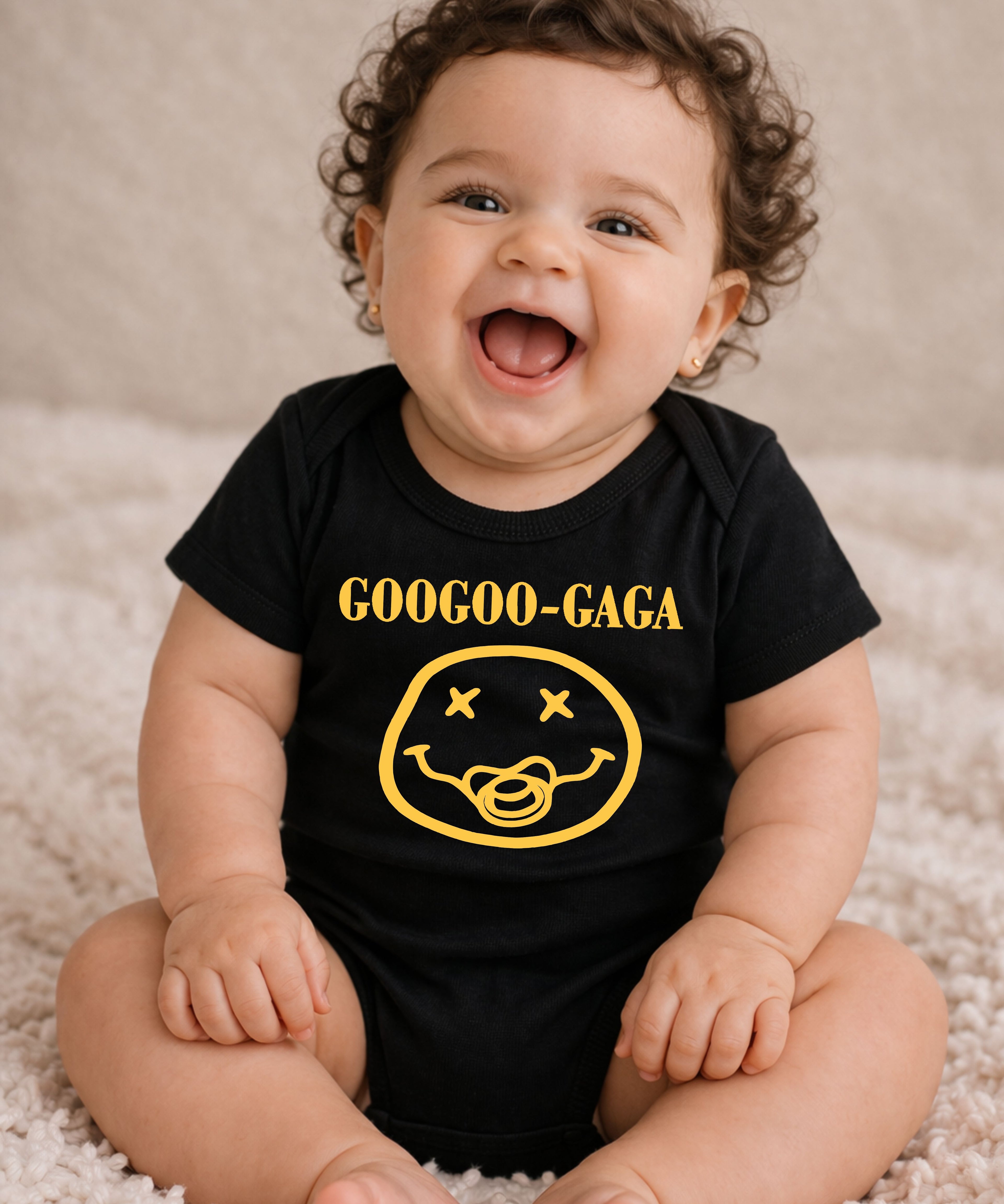 GooGoo Gaga Smiley Baby Bodysuit