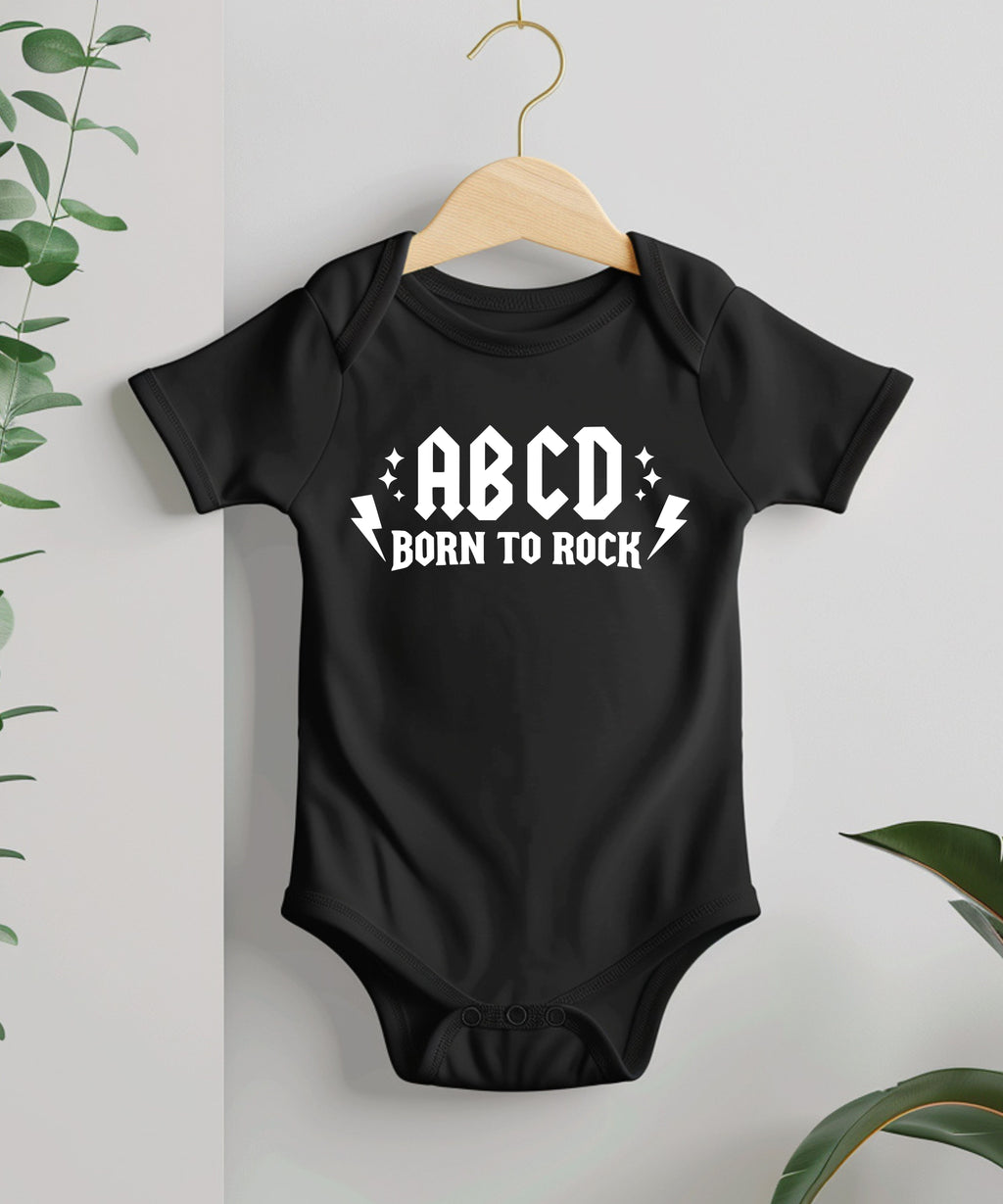 ABCD Born To Rock Baby Bodysuit