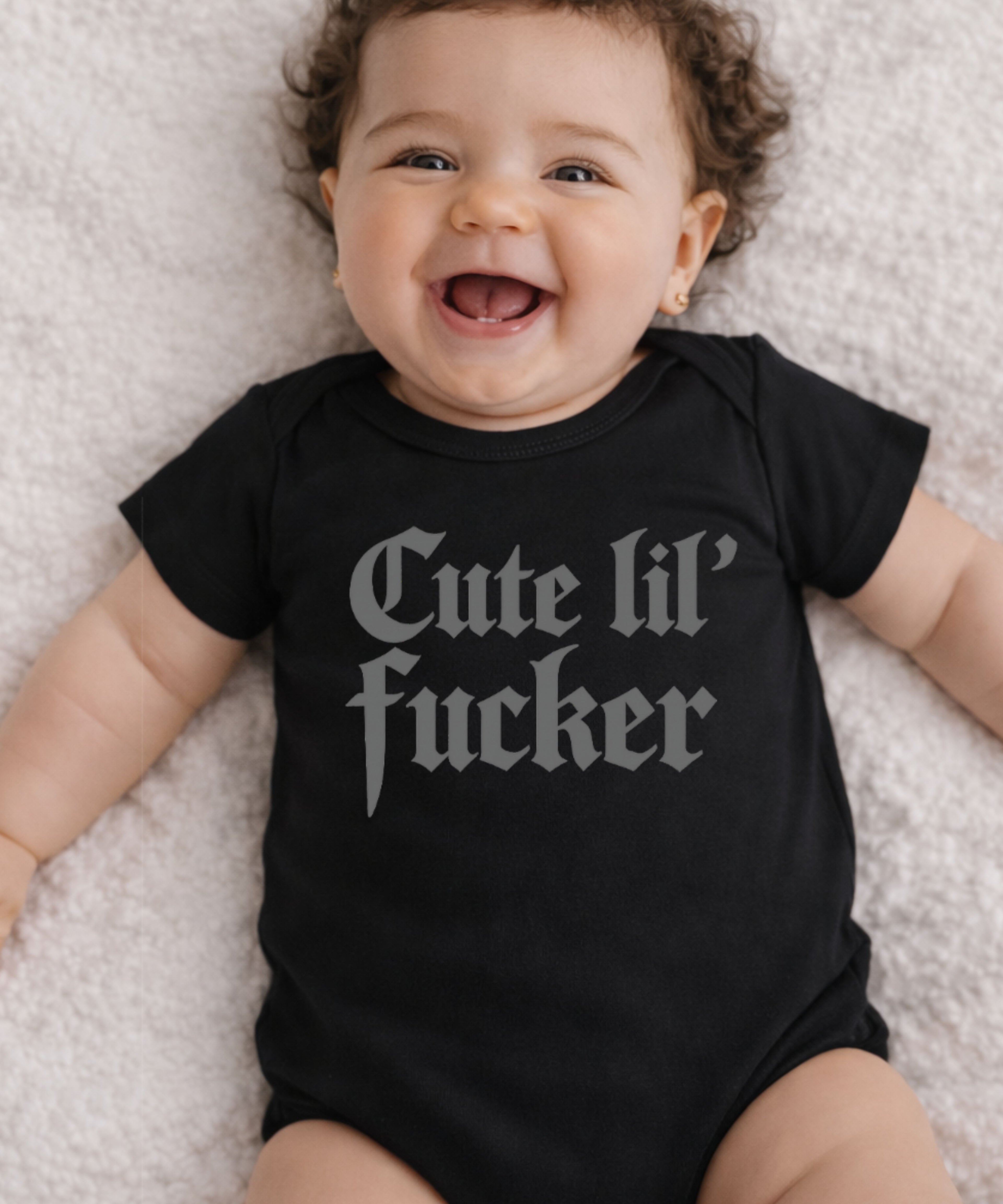 Cute Lil Fucker Baby Bodysuit