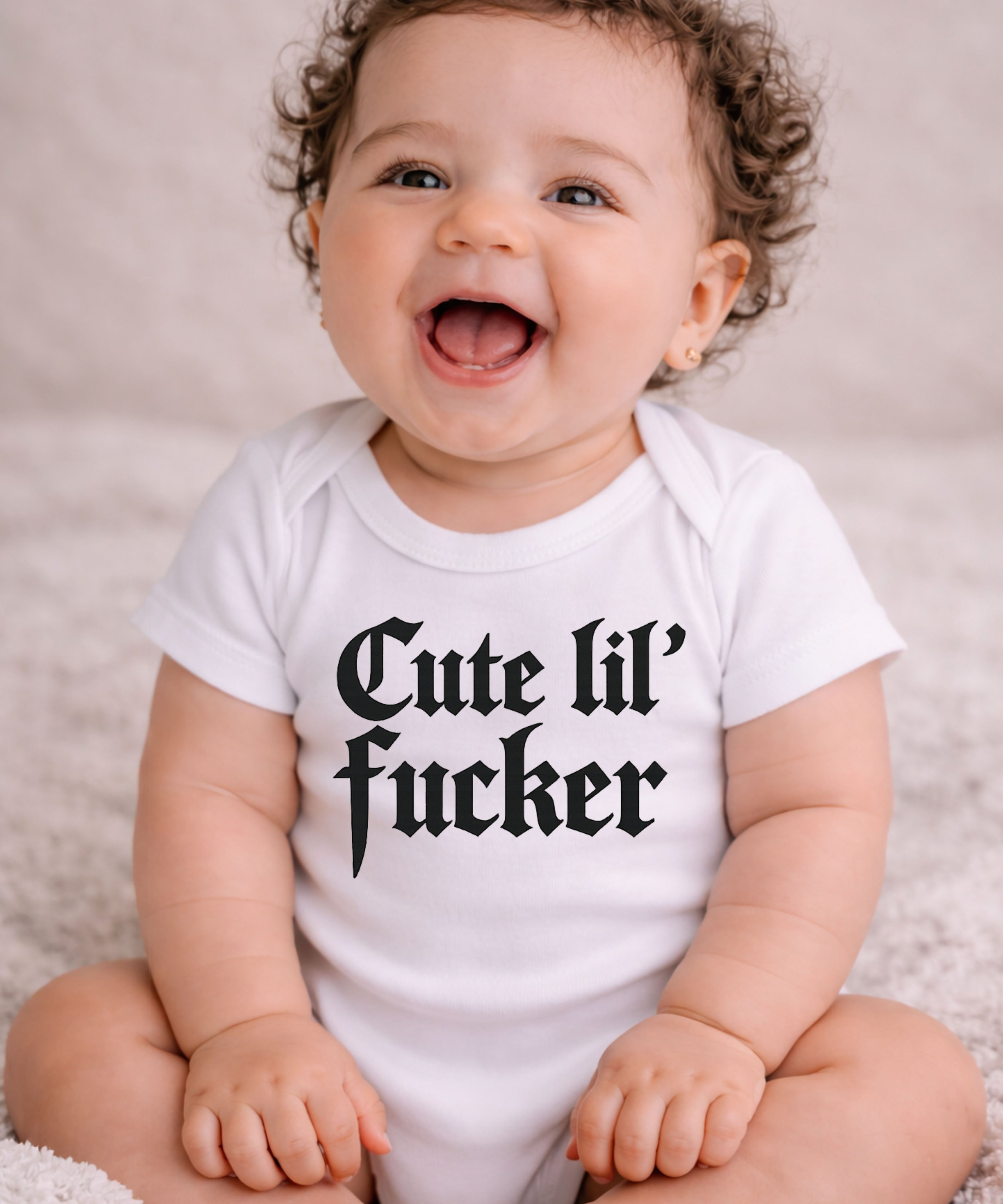 Cute Lil Fucker Baby Bodysuit