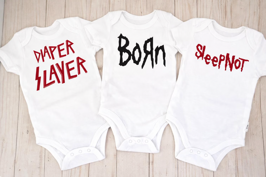 Metal Vol 1 Baby Bundle- 3 Baby Bodysuits