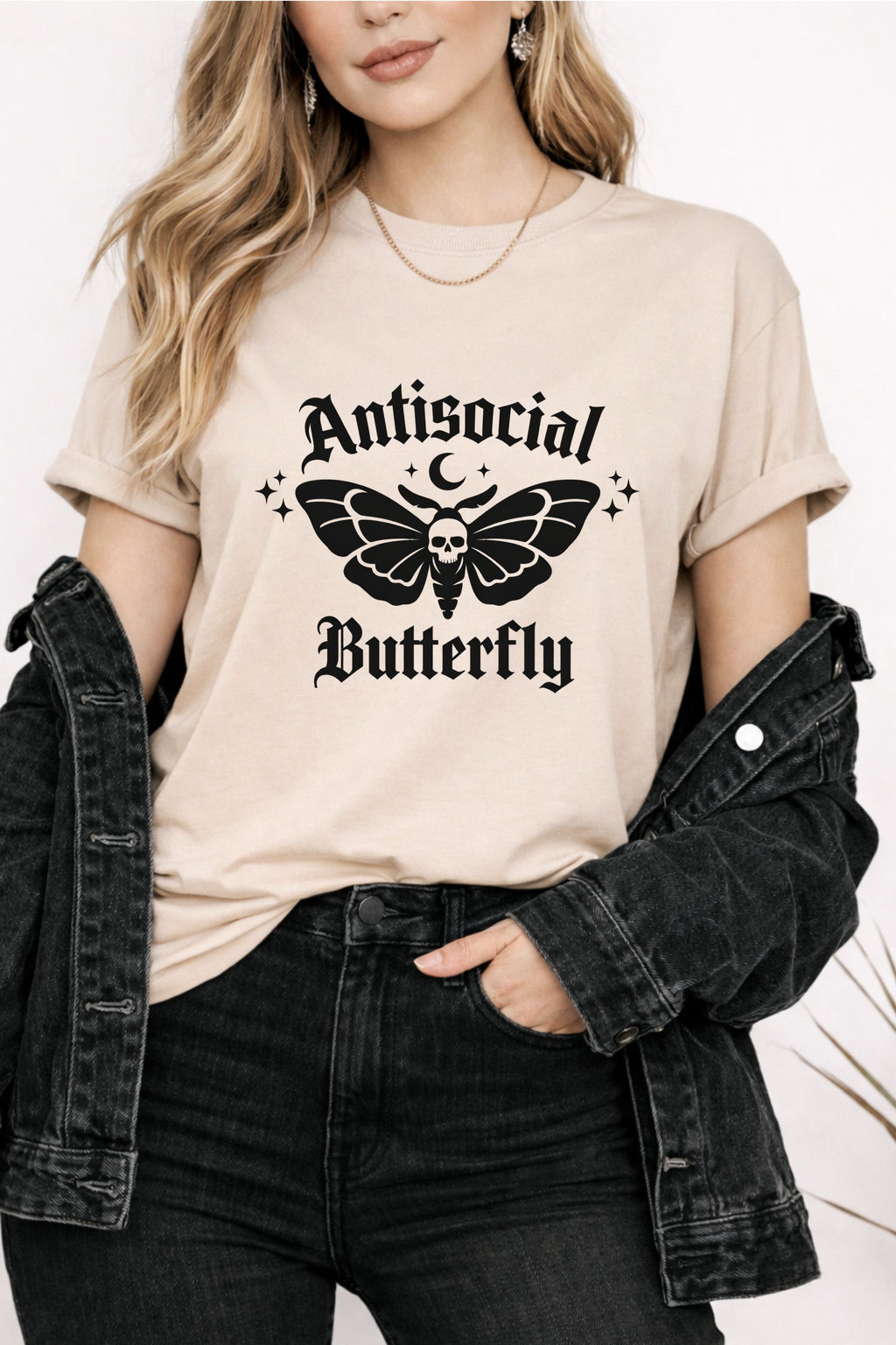 Anti Social Butterfly Tshirt
