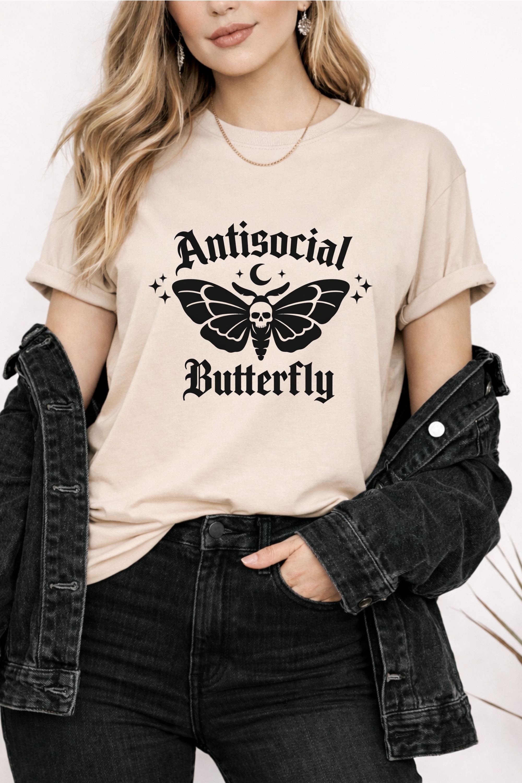 Anti Social Butterfly Tshirt
