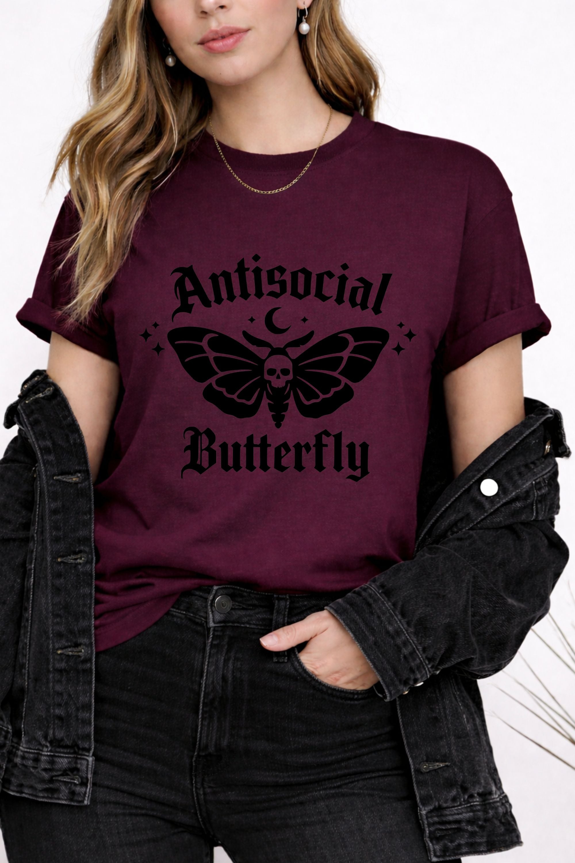 Anti Social Butterfly Tshirt