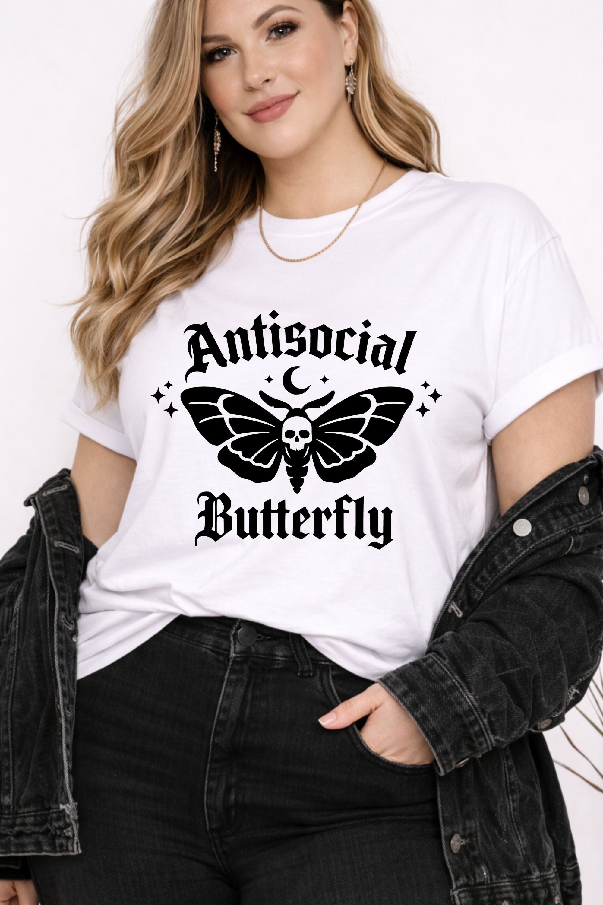 Anti Social Butterfly Tshirt