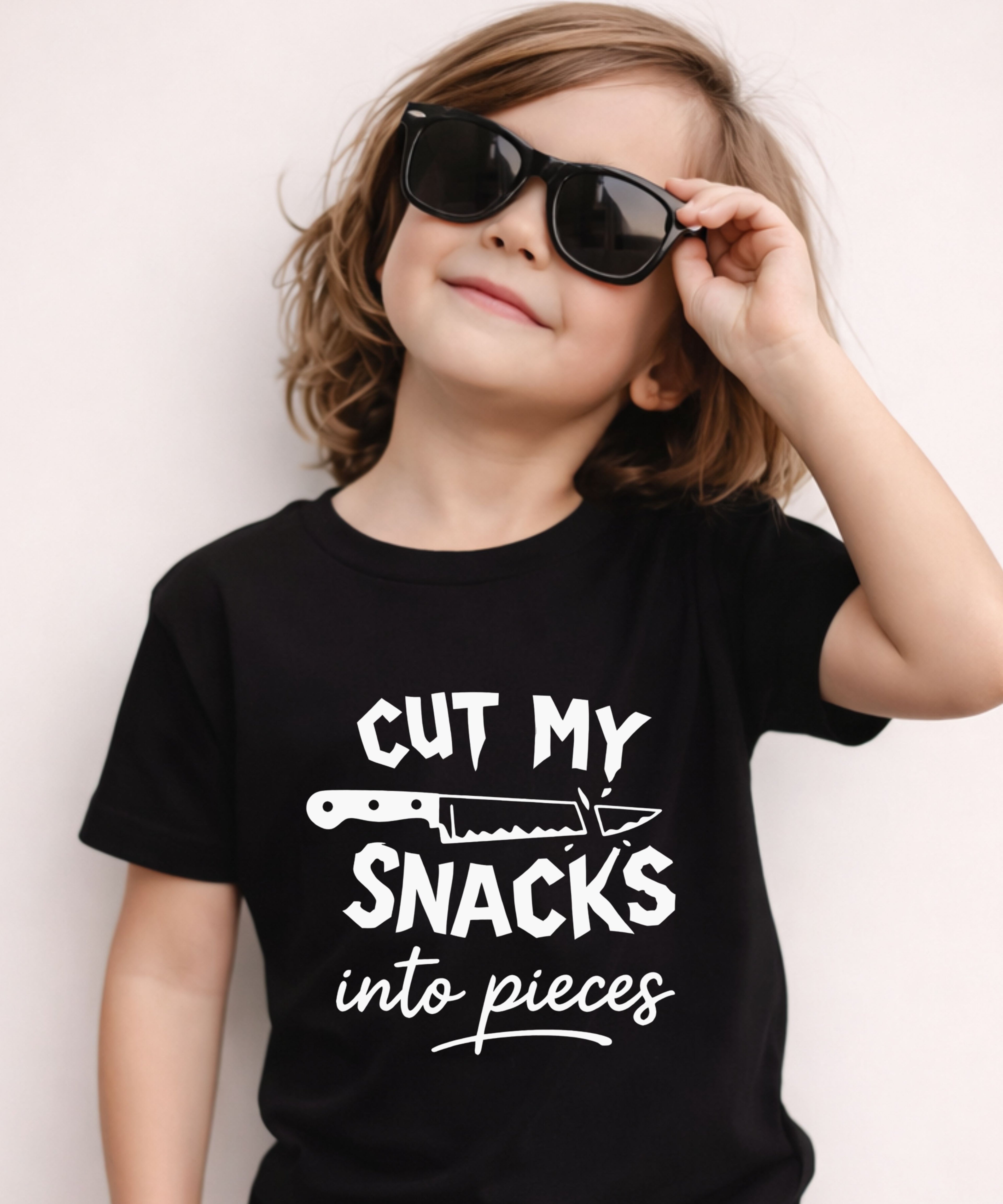 Cut My Snacks Into Pieces Toddler Tee