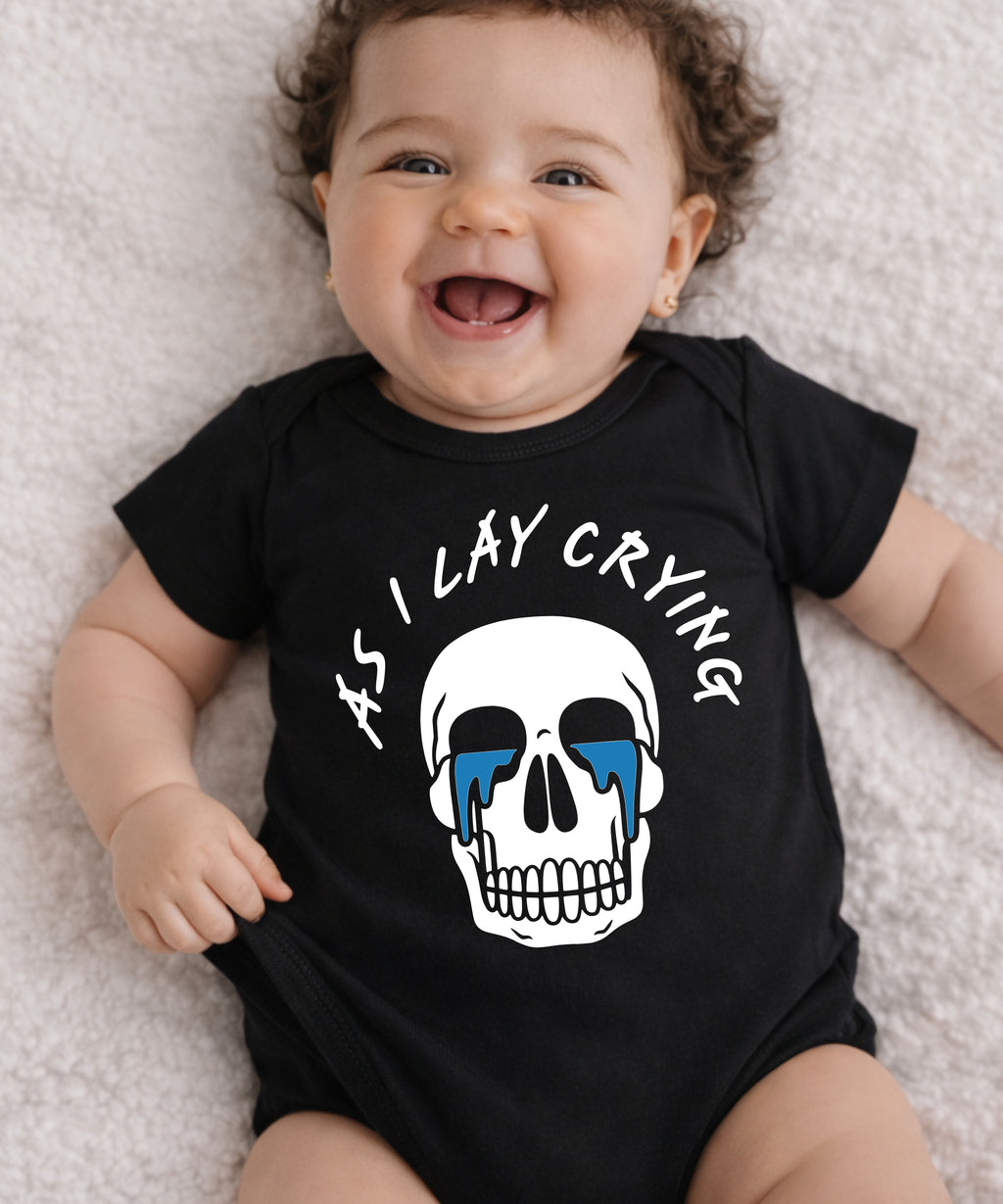 As I Lay Crying Baby Bodysuit