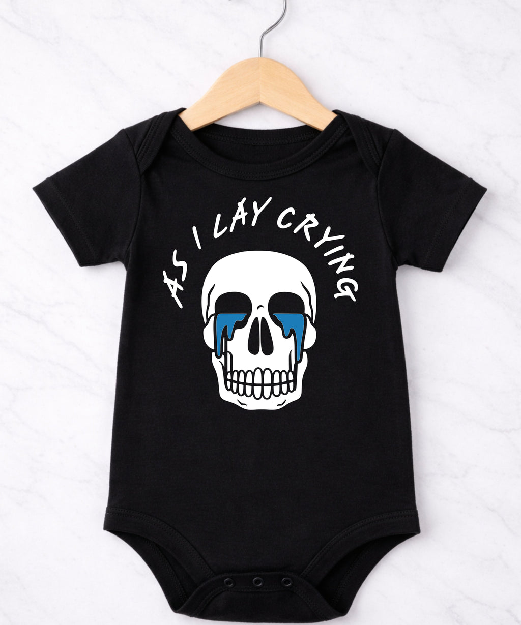 As I Lay Crying Baby Bodysuit