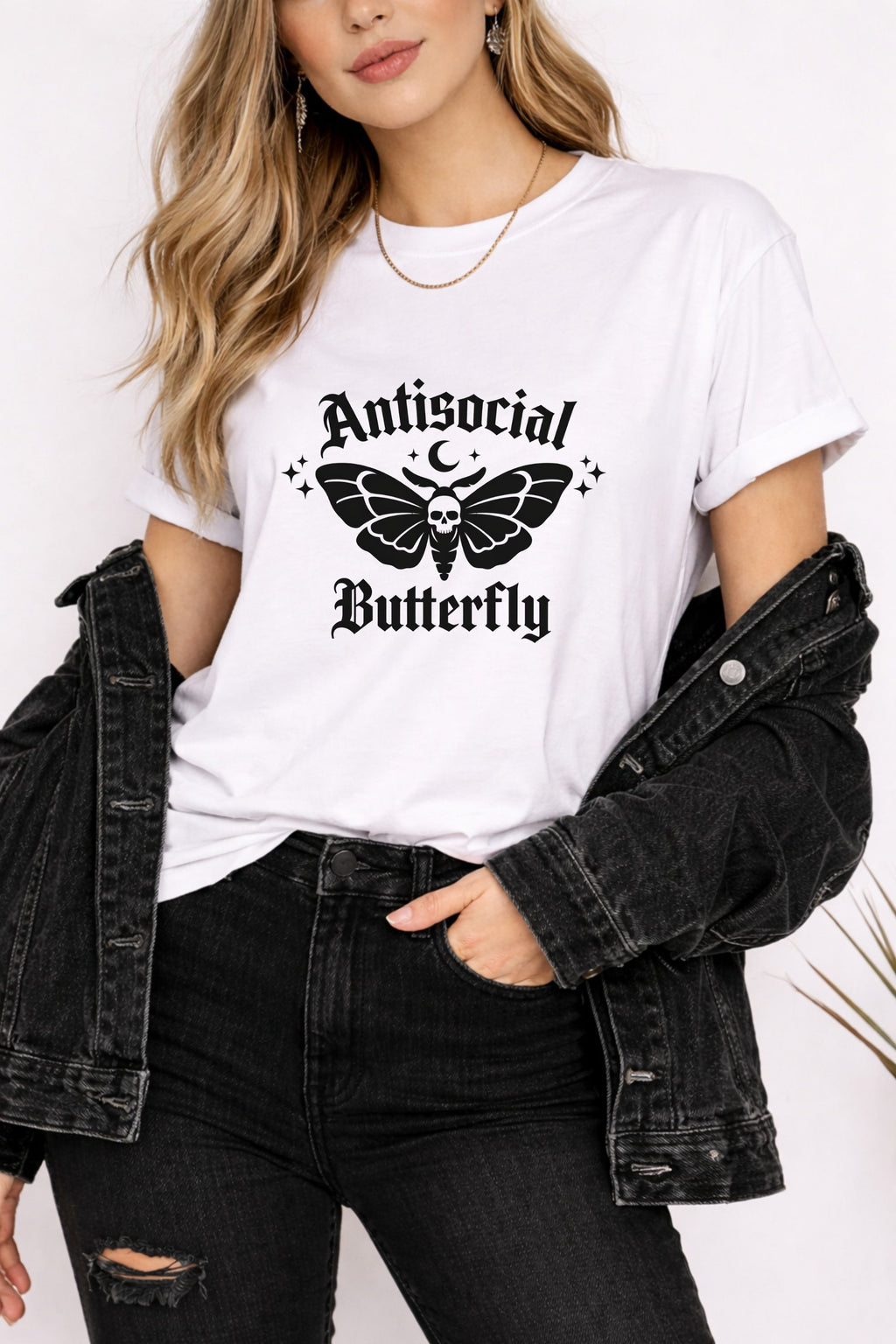 Anti Social Butterfly Tshirt