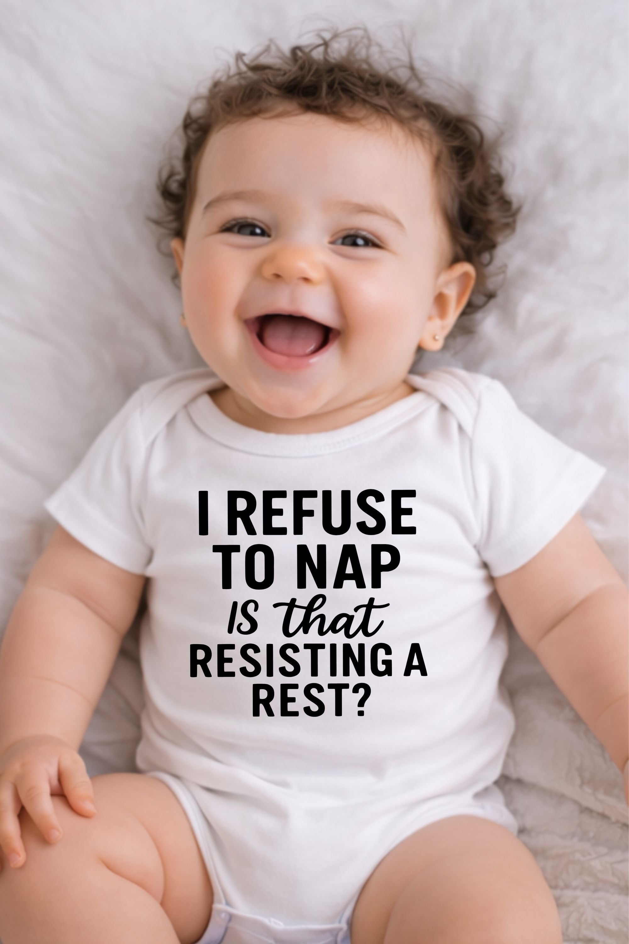 I Refuse to Nap Baby Bodysuit