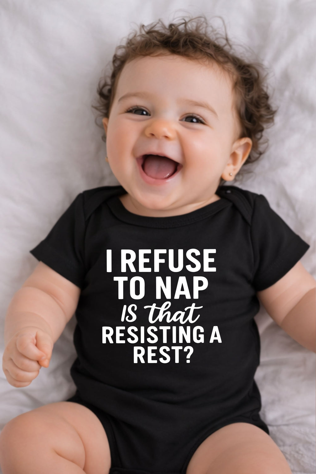 I Refuse to Nap Baby Bodysuit