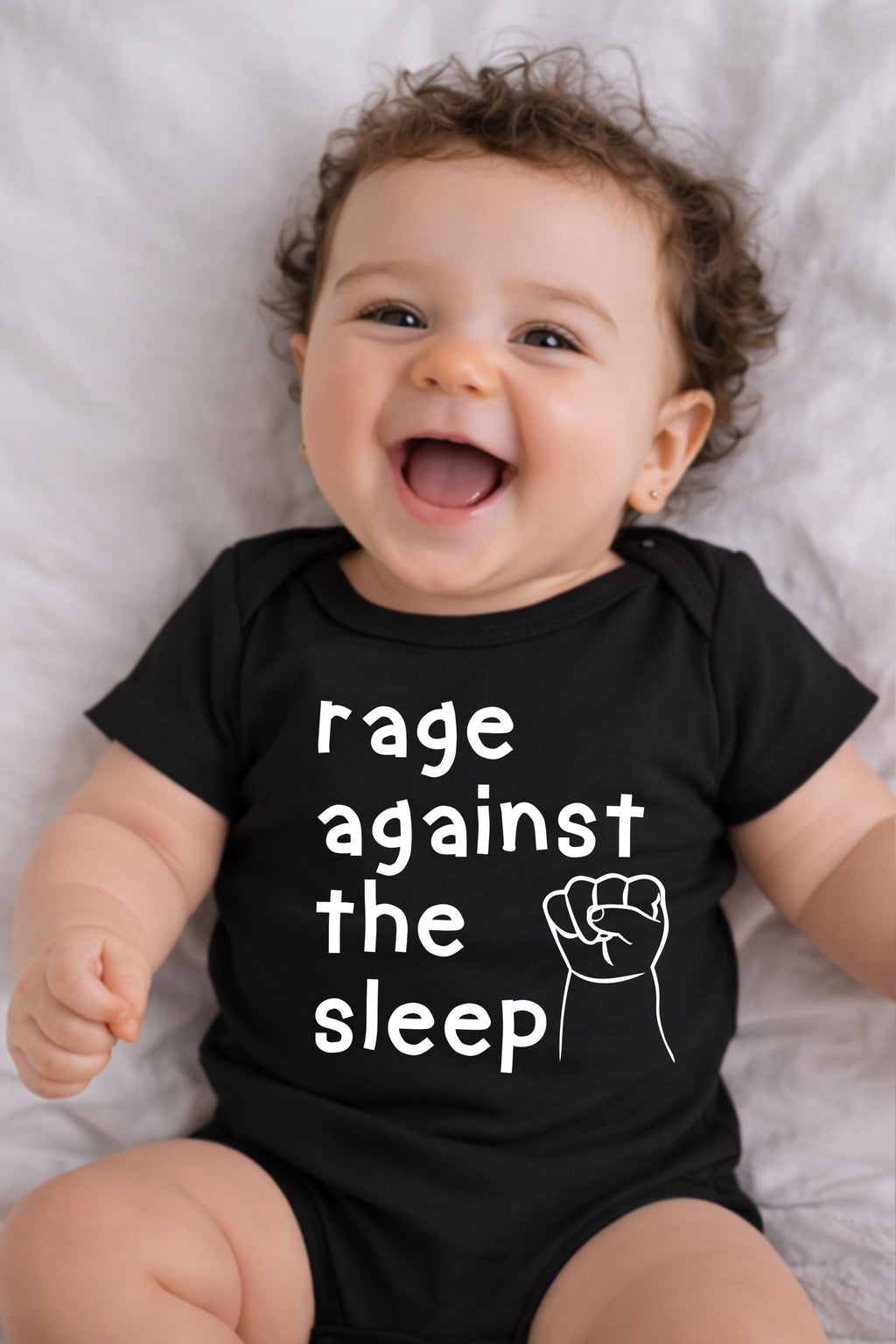 Rage Against The Sleep Baby Bodysuit