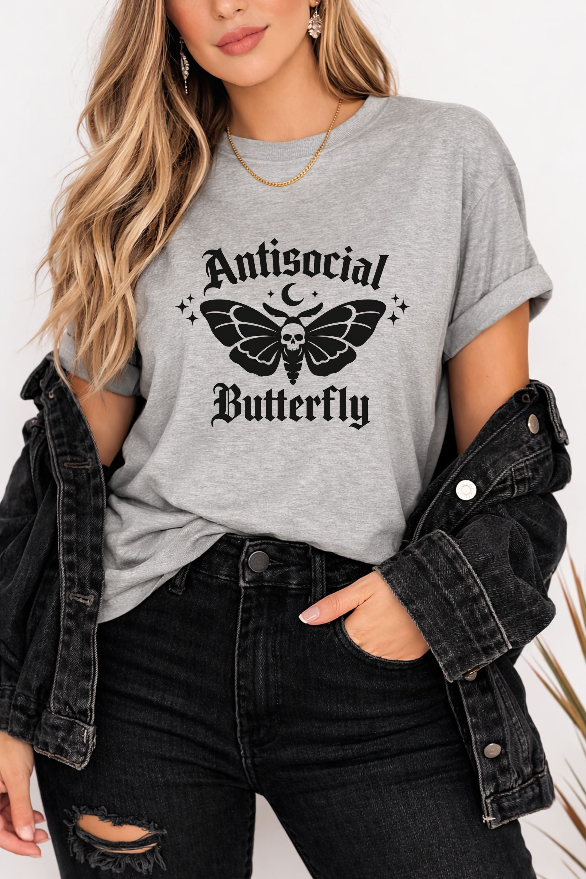 Anti Social Butterfly Tshirt