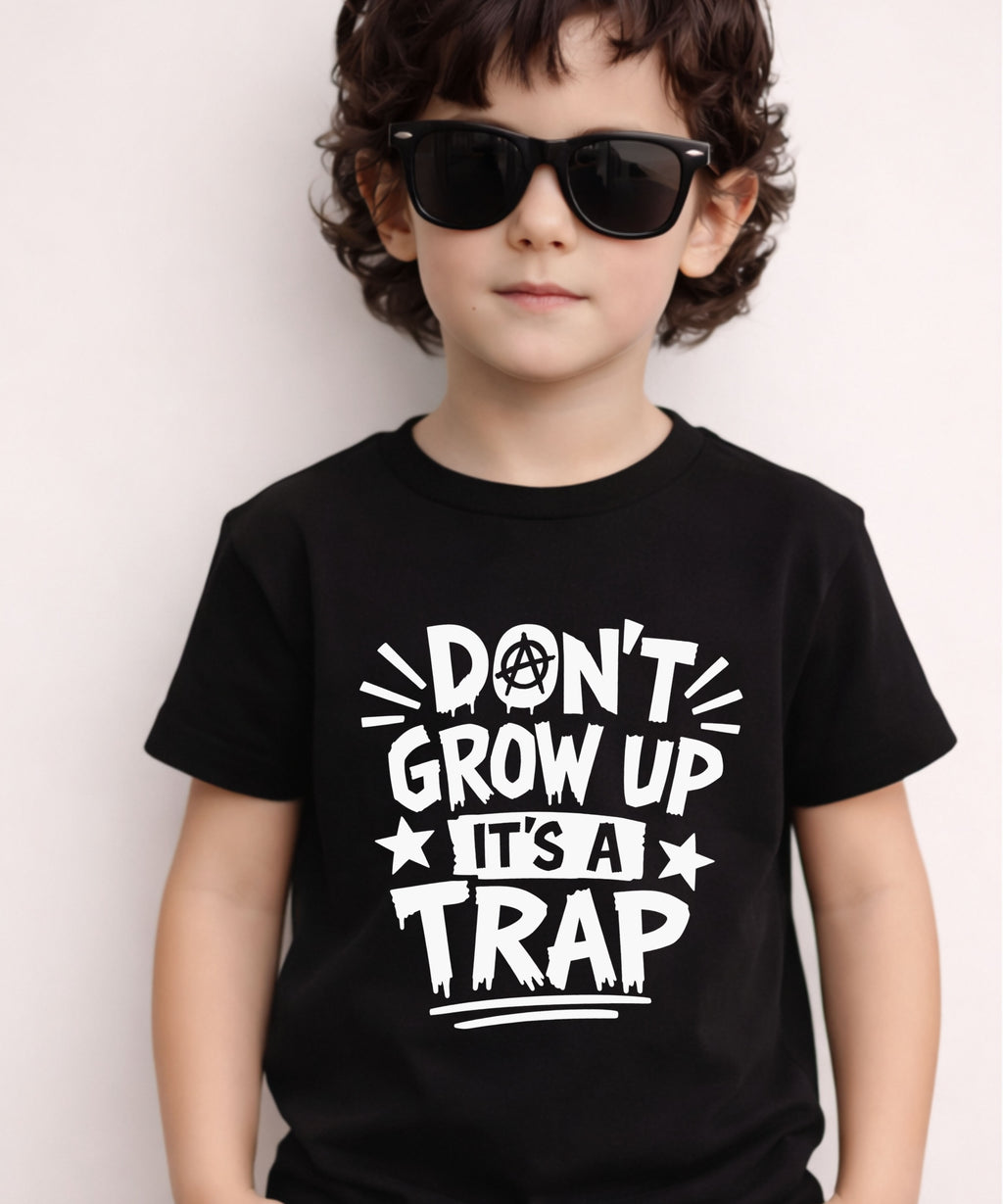 Don't Grow Up It's A Trap Toddler Tee
