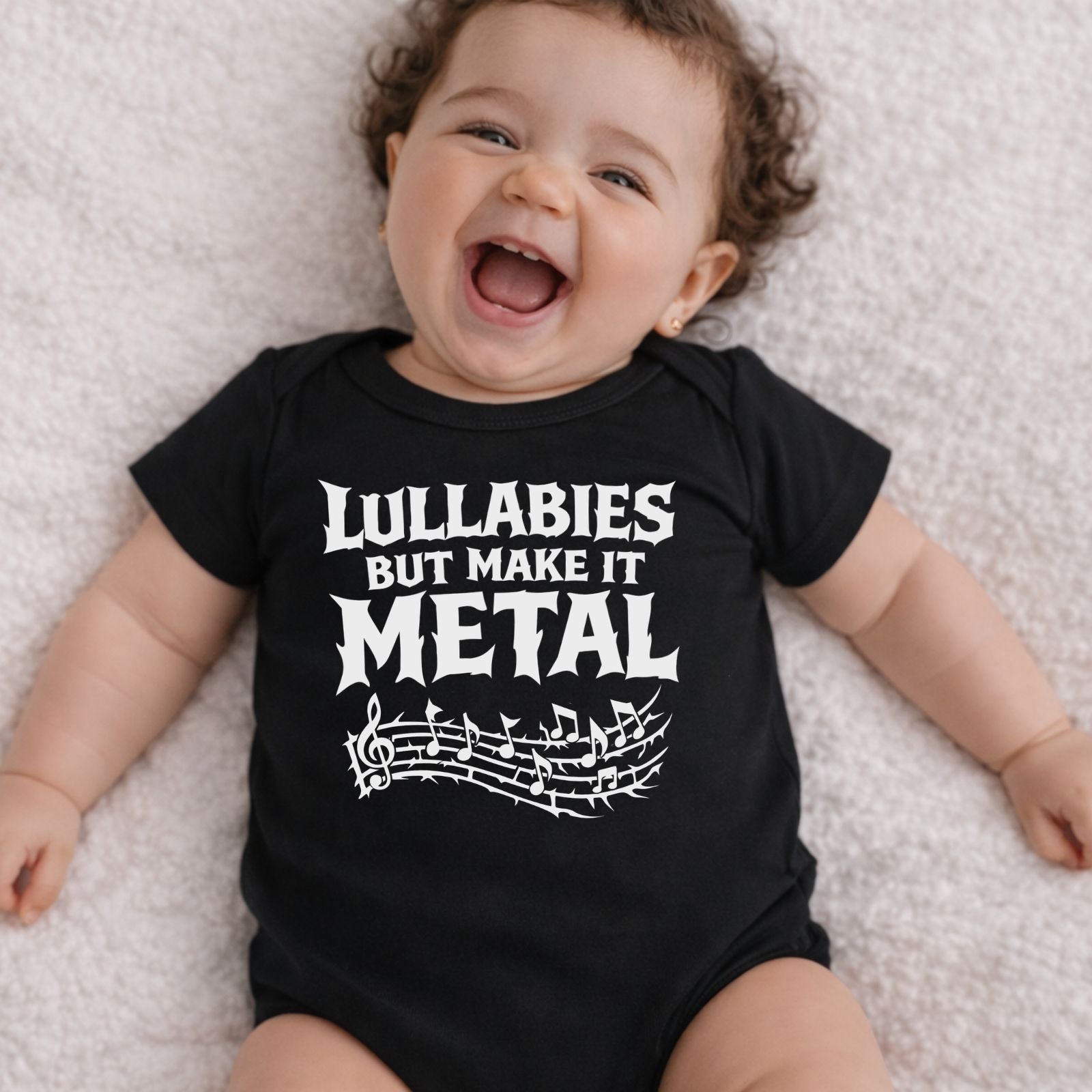 Lullabies But Make it Metal Baby Bodysuit