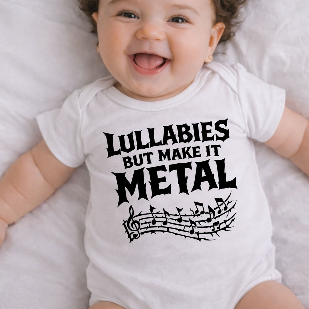Lullabies But Make it Metal Baby Bodysuit