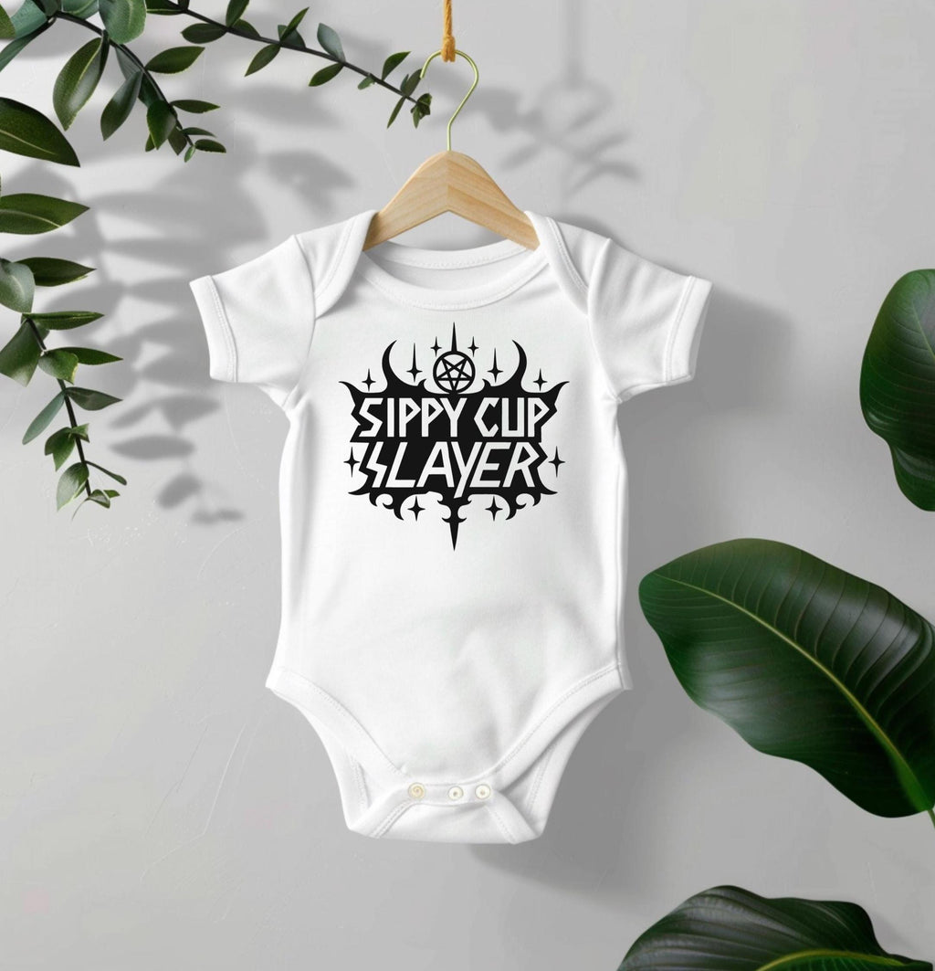 Sippy Cup Slayer Baby Bodysuit