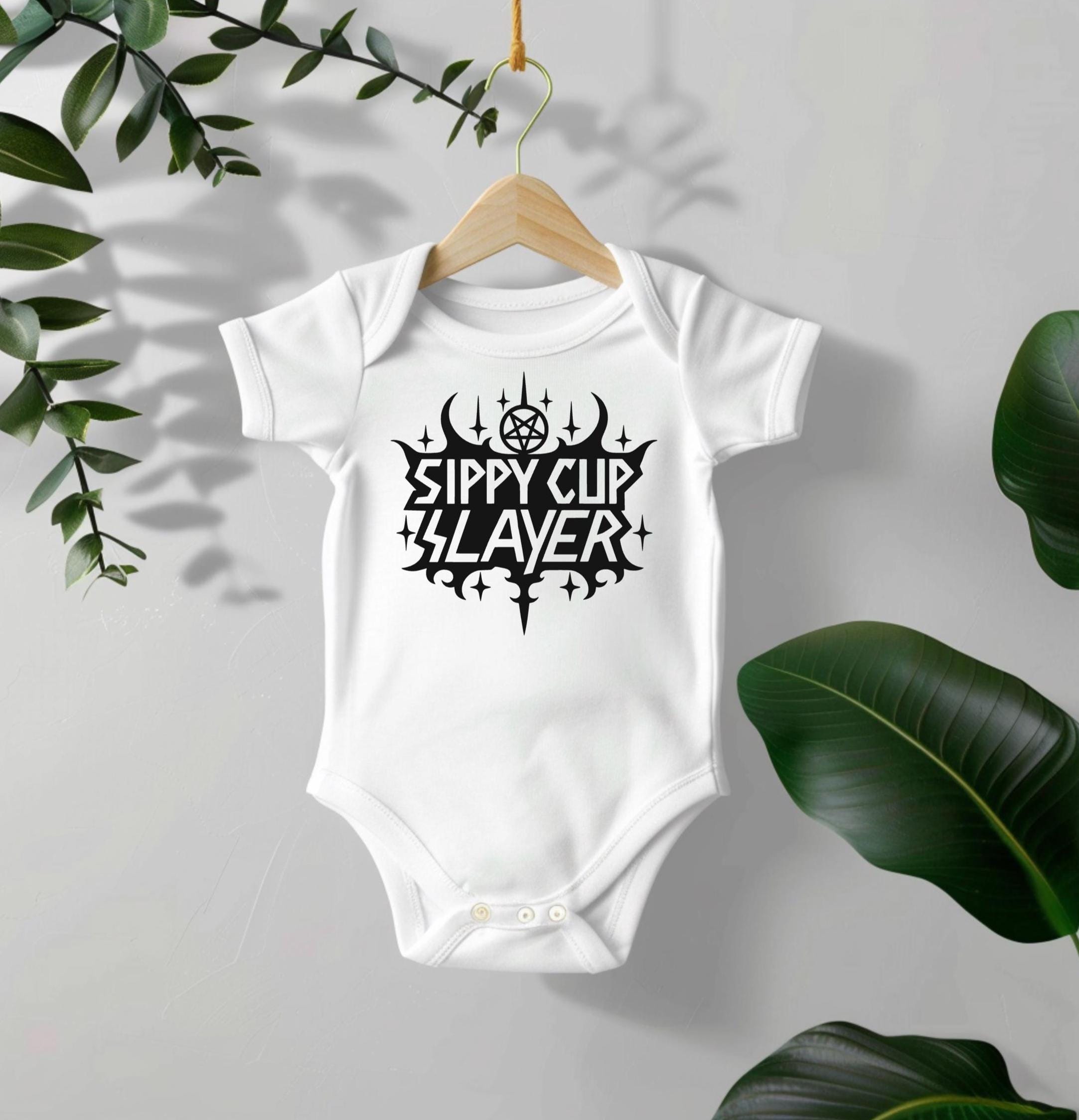 Sippy Cup Slayer Baby Bodysuit